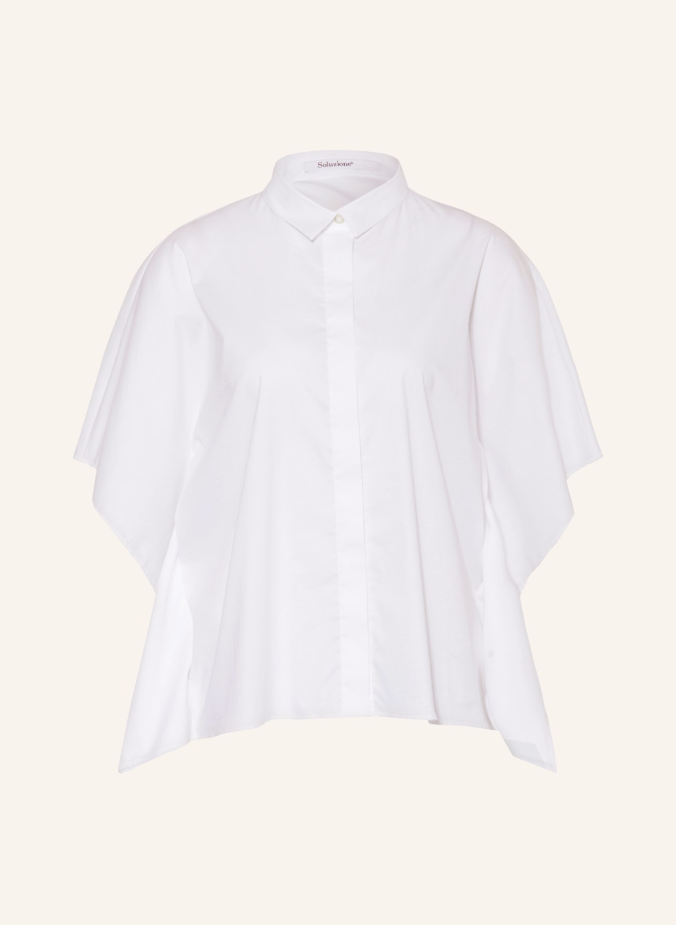 Soluzione Shirt blouse, Color: WHITE (Image 1)