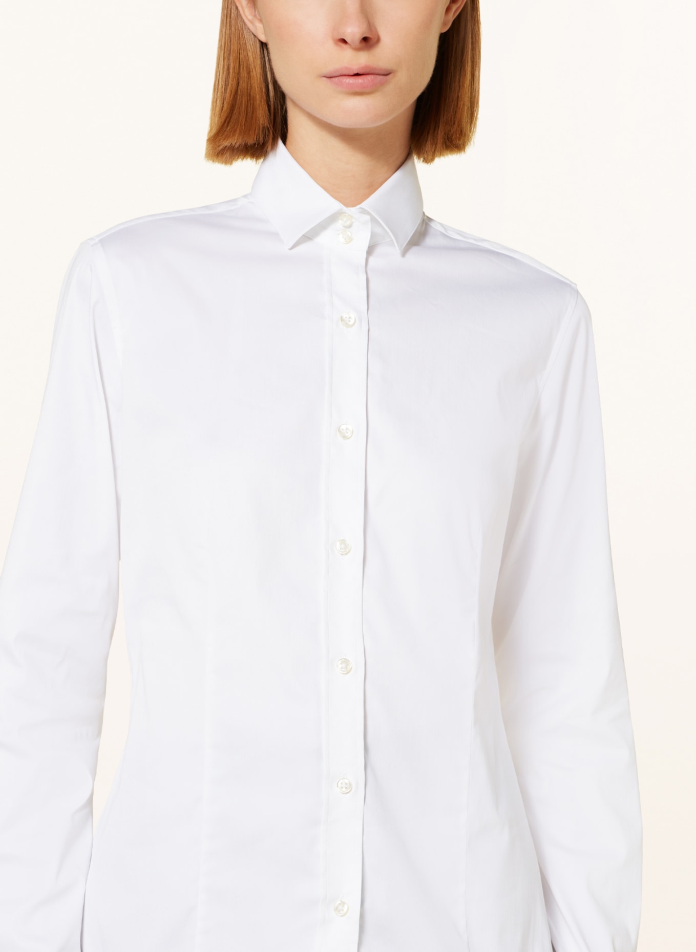 Soluzione Shirt blouse with beading, Color: WHITE (Image 4)