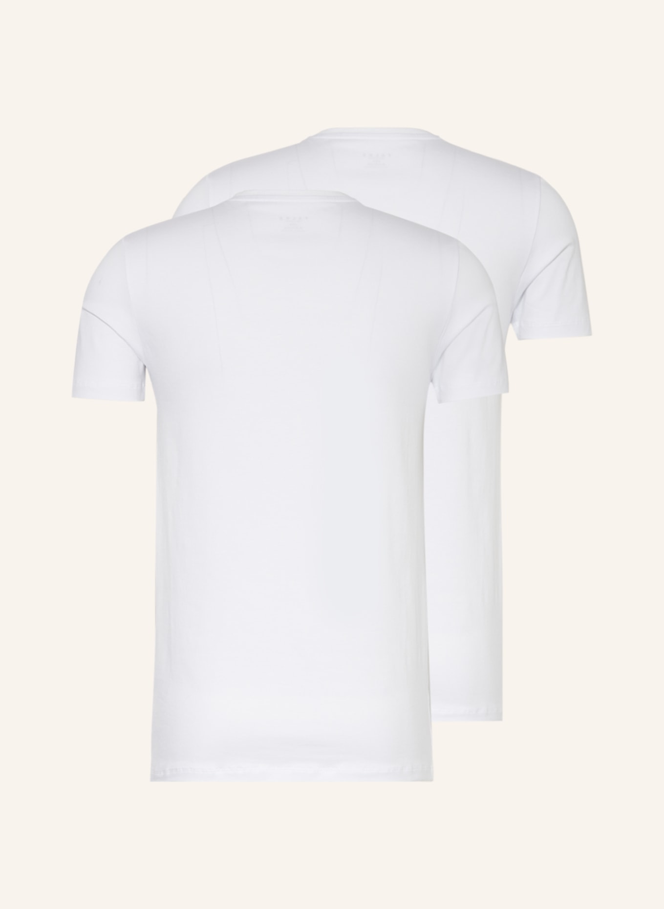 FALKE 2-pack V-neck shirts DAILY COMFORT, Color: WHITE (Image 2)