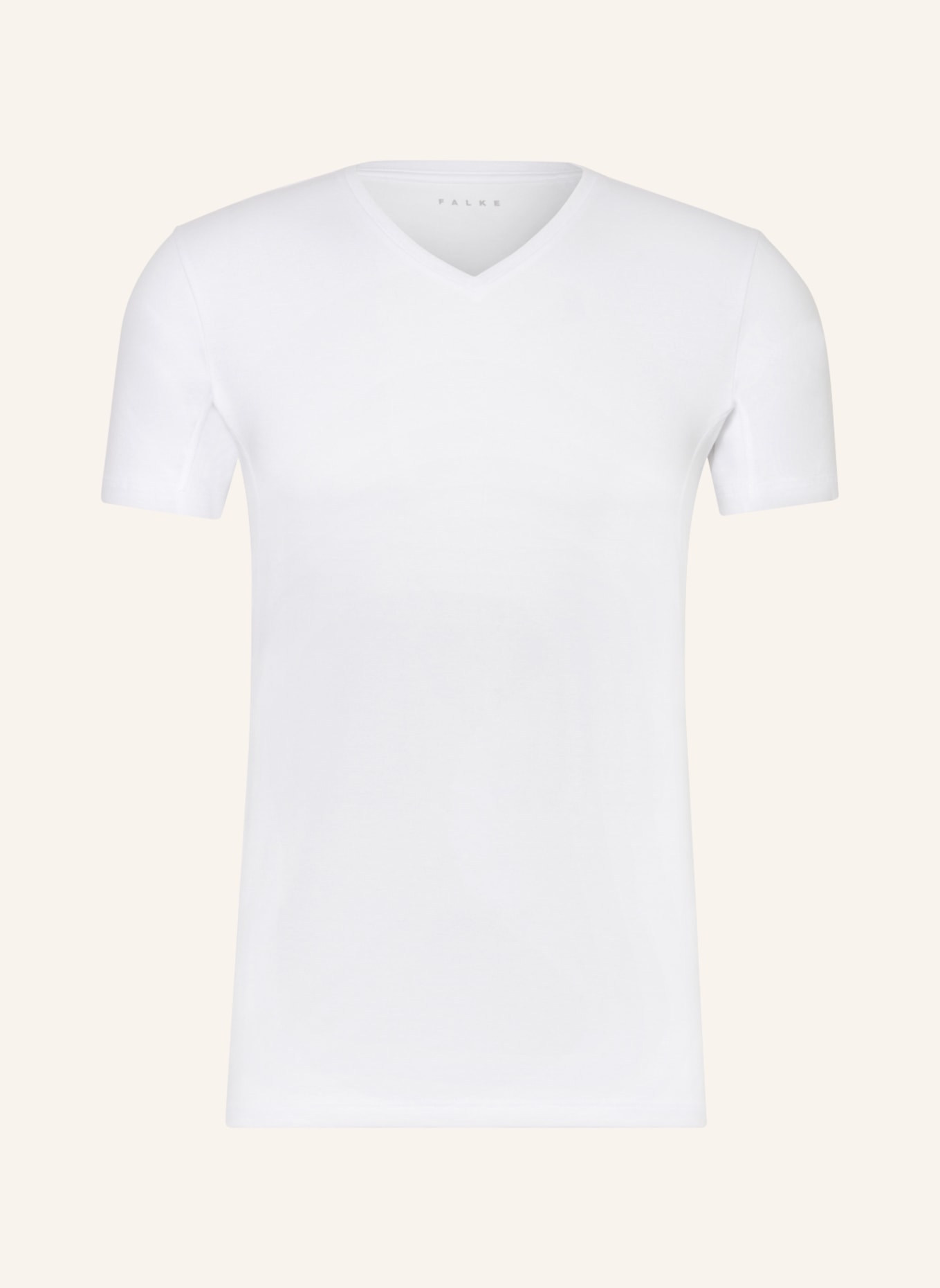 FALKE V-neck shirt CLIMATE CONTROL, Color: WHITE (Image 1)