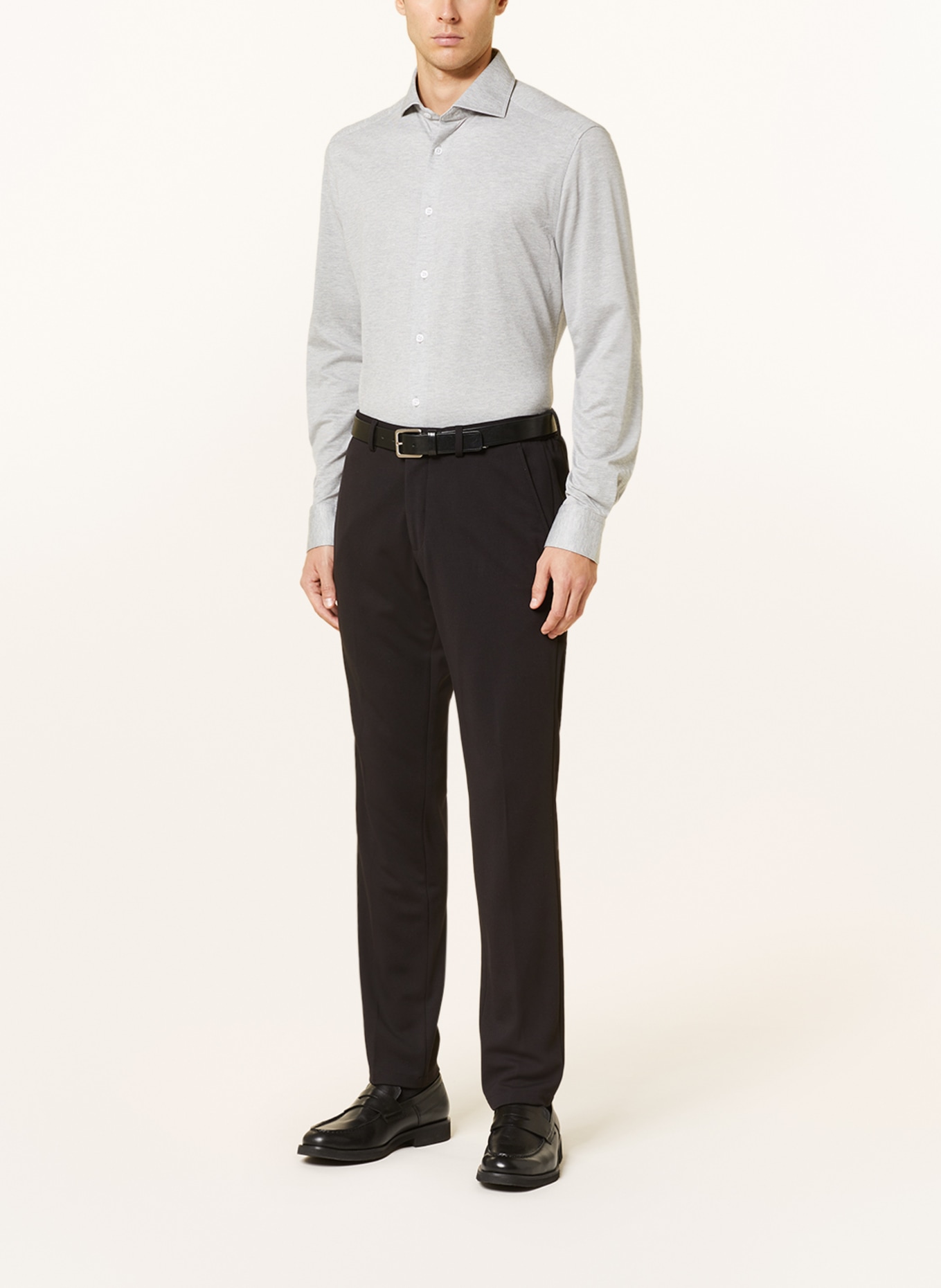 REISS Jerseyhemd NATE Slim Fit, Farbe: HELLGRAU (Bild 2)