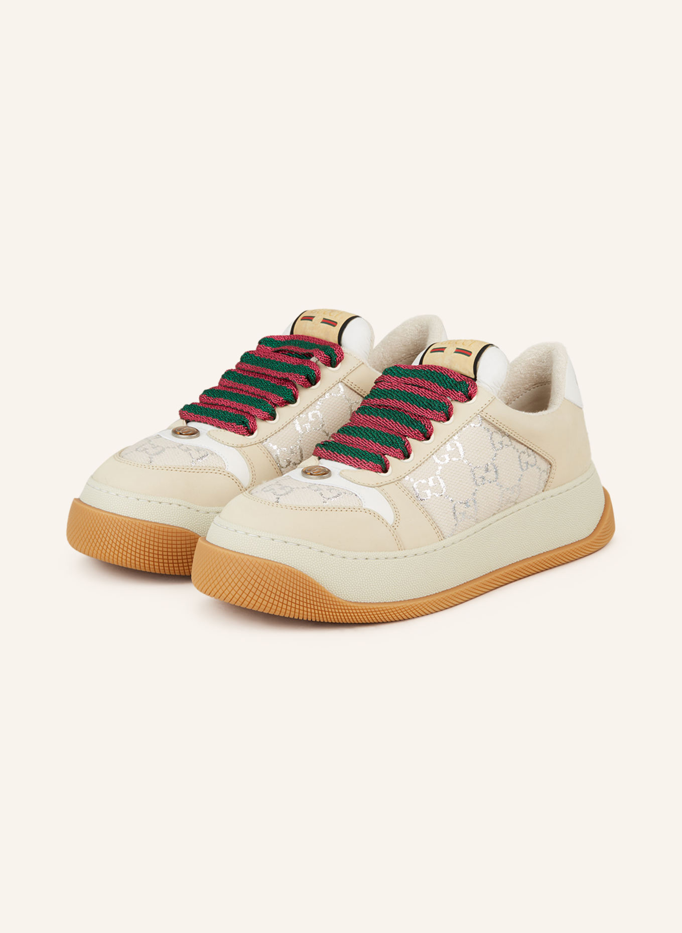 GUCCI Sneakers, Color: 9058 GARD. SILV./DU. MI/WHITE (Image 1)