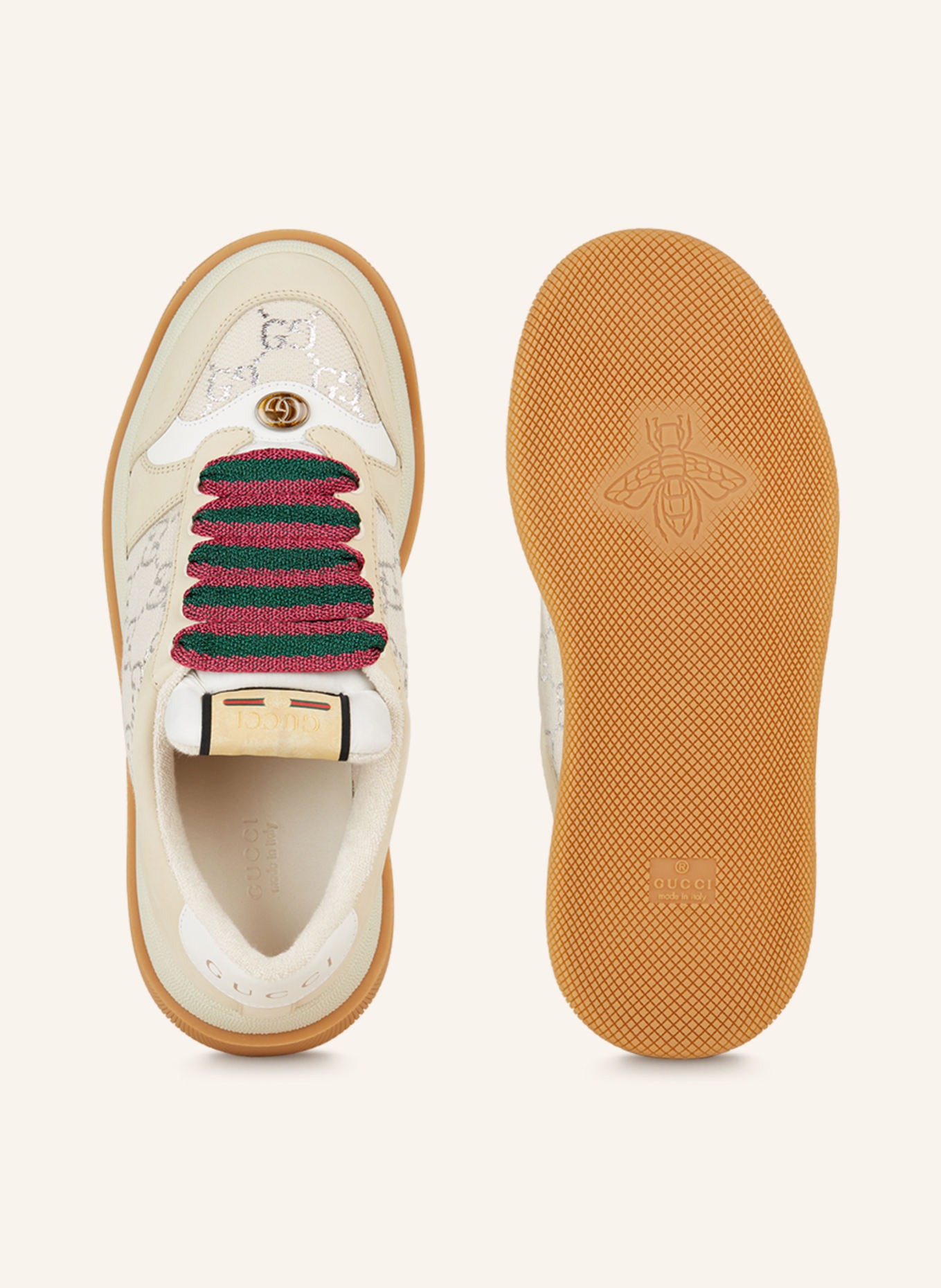 GUCCI Sneakersy, Kolor: 9058 GARD. SILV./DU. MI/WHITE (Obrazek 5)