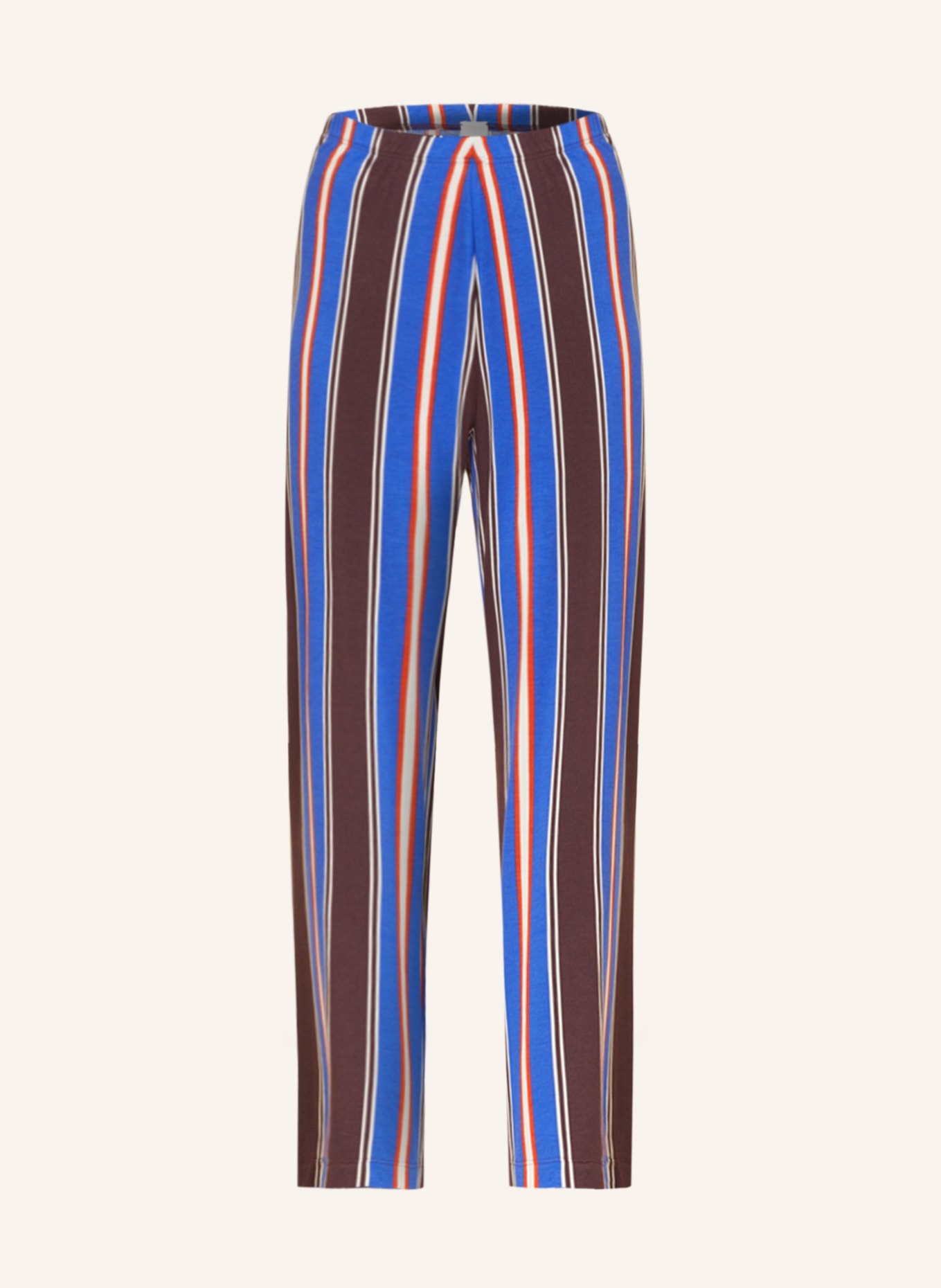 mey Pajama pants CHARLY series, Color: BLUE/ BROWN/ RED (Image 1)