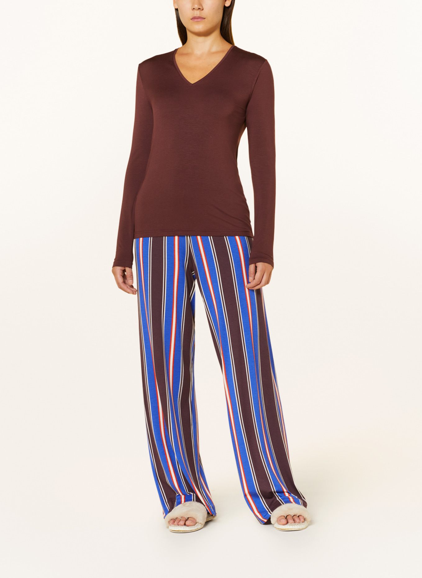 mey Koszulka od piżamy ALENA, Kolor: CIEMNOCZERWONY (Obrazek 2)