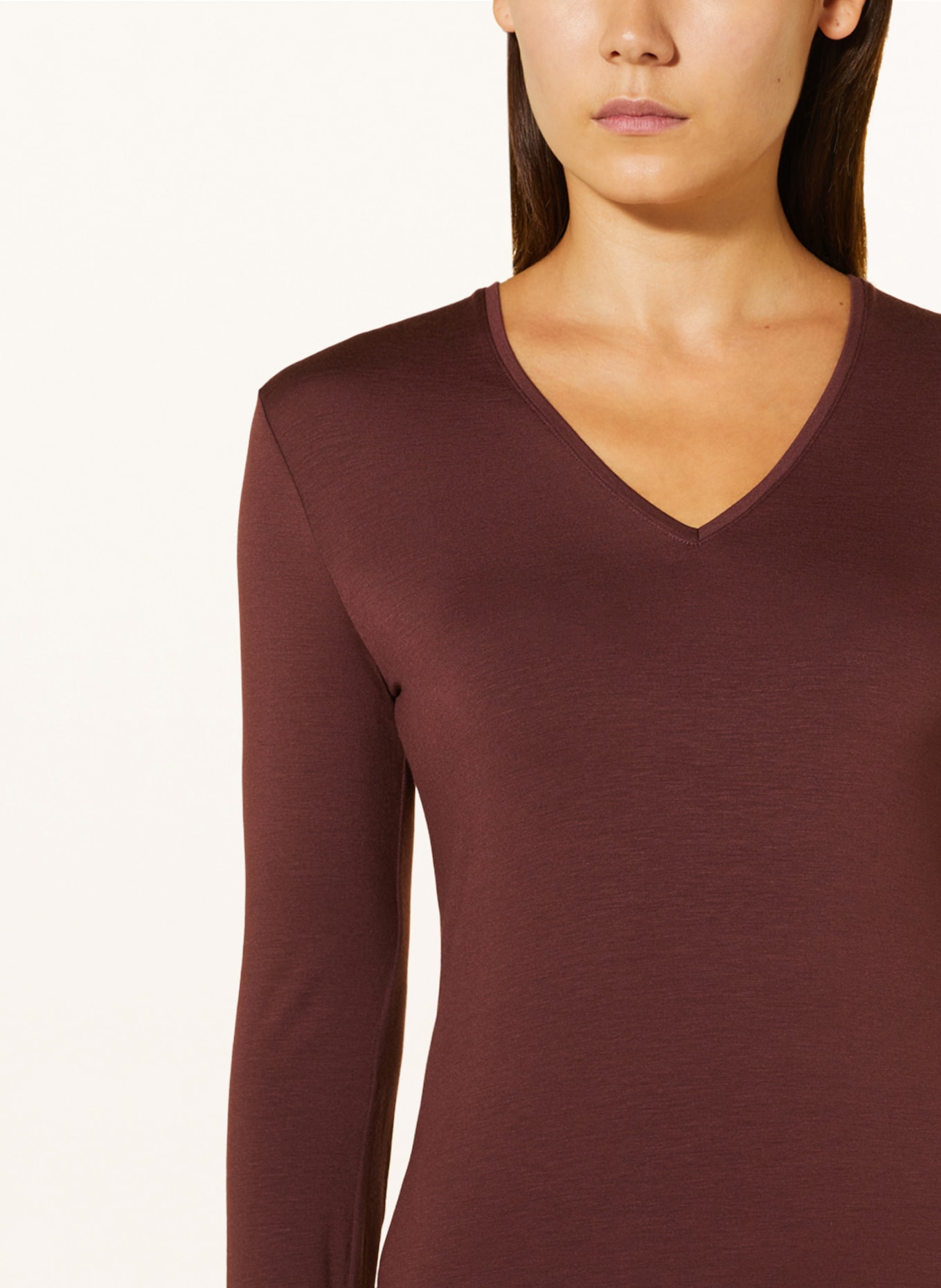mey Koszulka od piżamy ALENA, Kolor: CIEMNOCZERWONY (Obrazek 4)