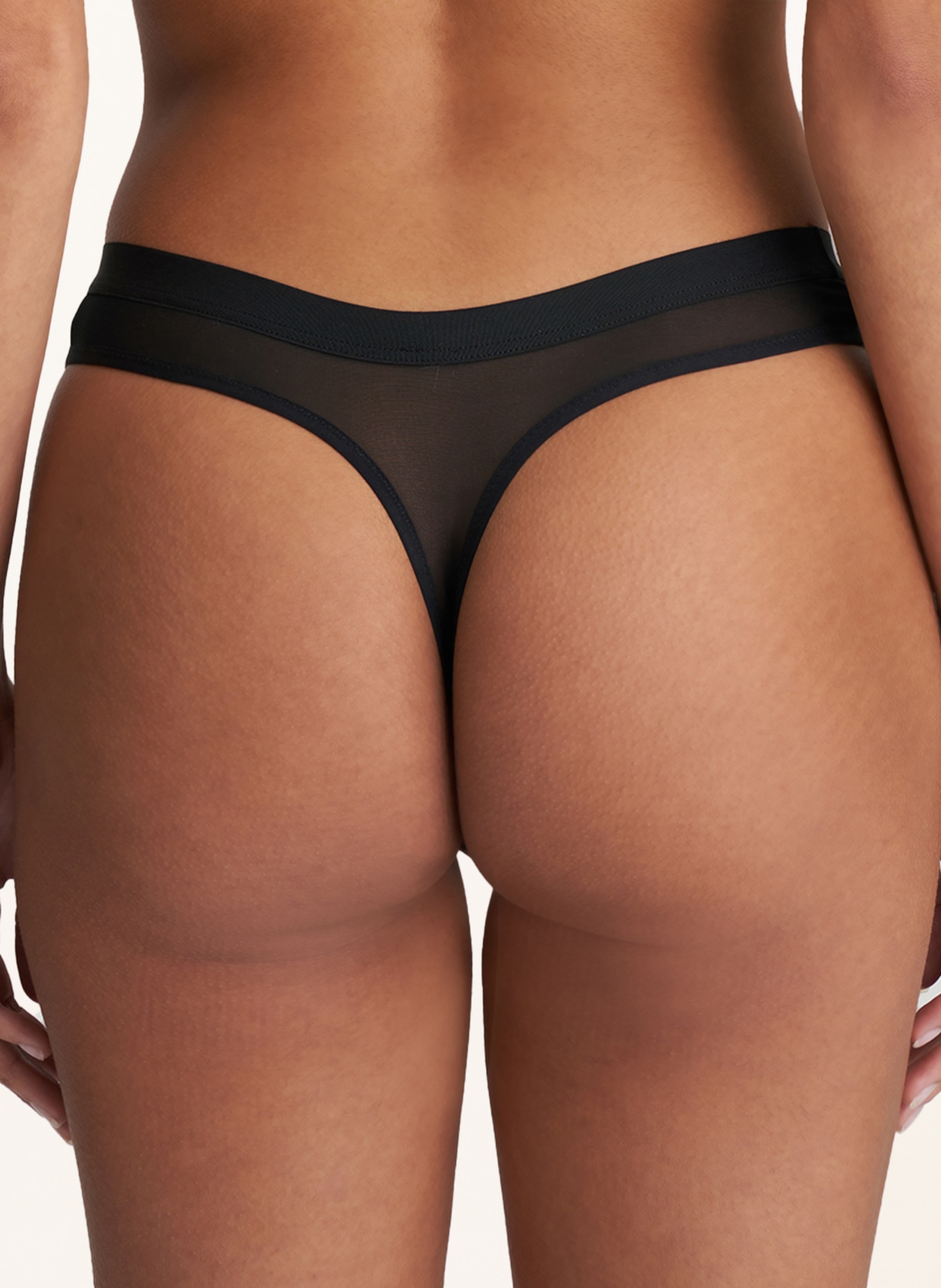 MARIE JO Thong SEOUL with glitter thread, Color: BLACK/ GOLD (Image 5)