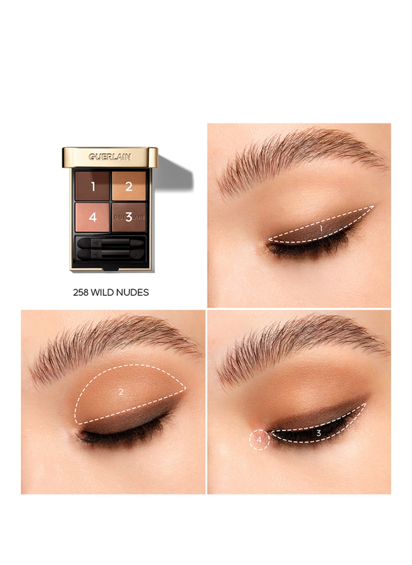 GUERLAIN OMBRES G: 258 WILD NUDES