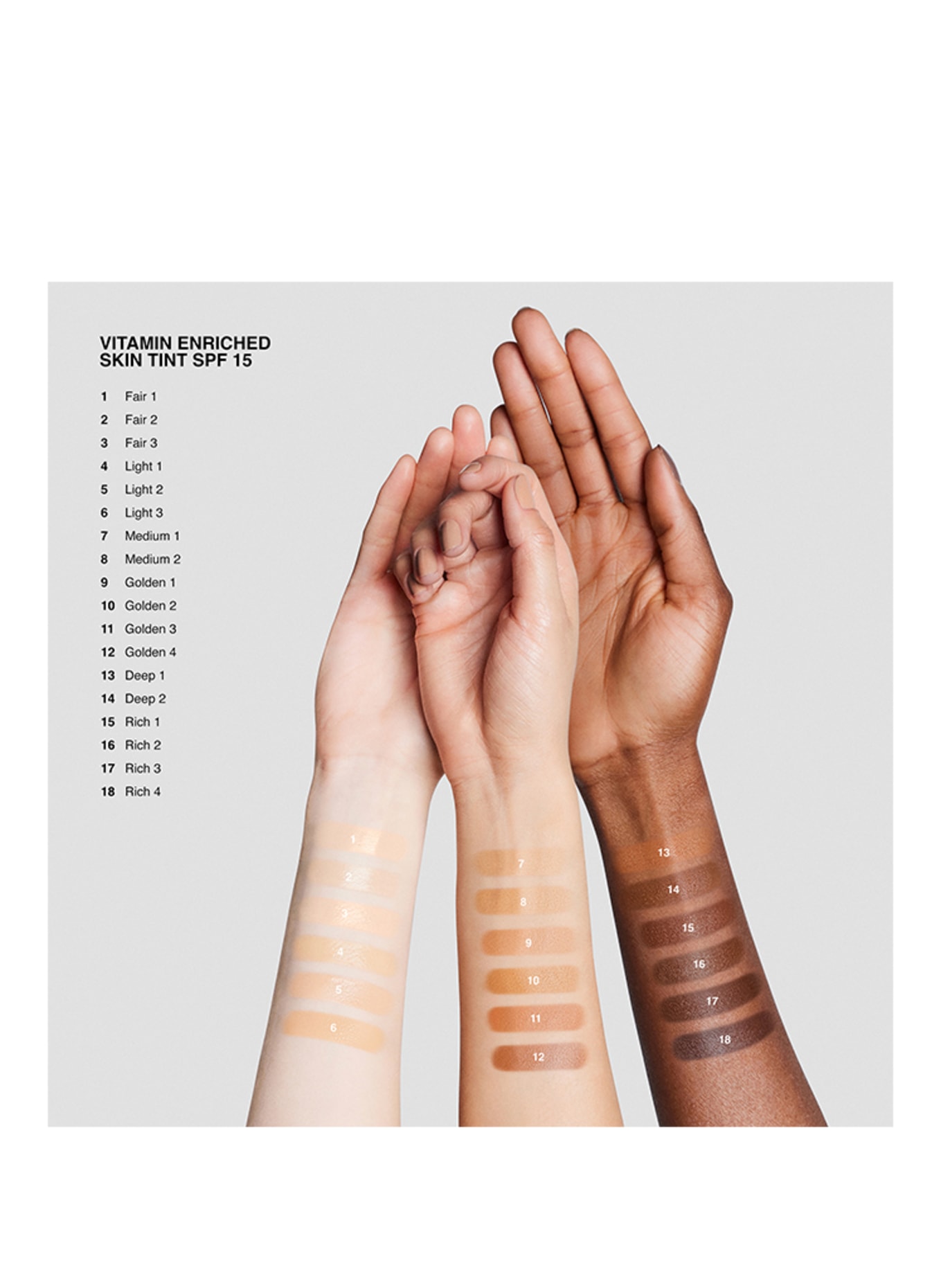 BOBBI BROWN VITAMIN ENRICHED SKIN TINT SPF 15: LIGHT TO MEDIUM WARM