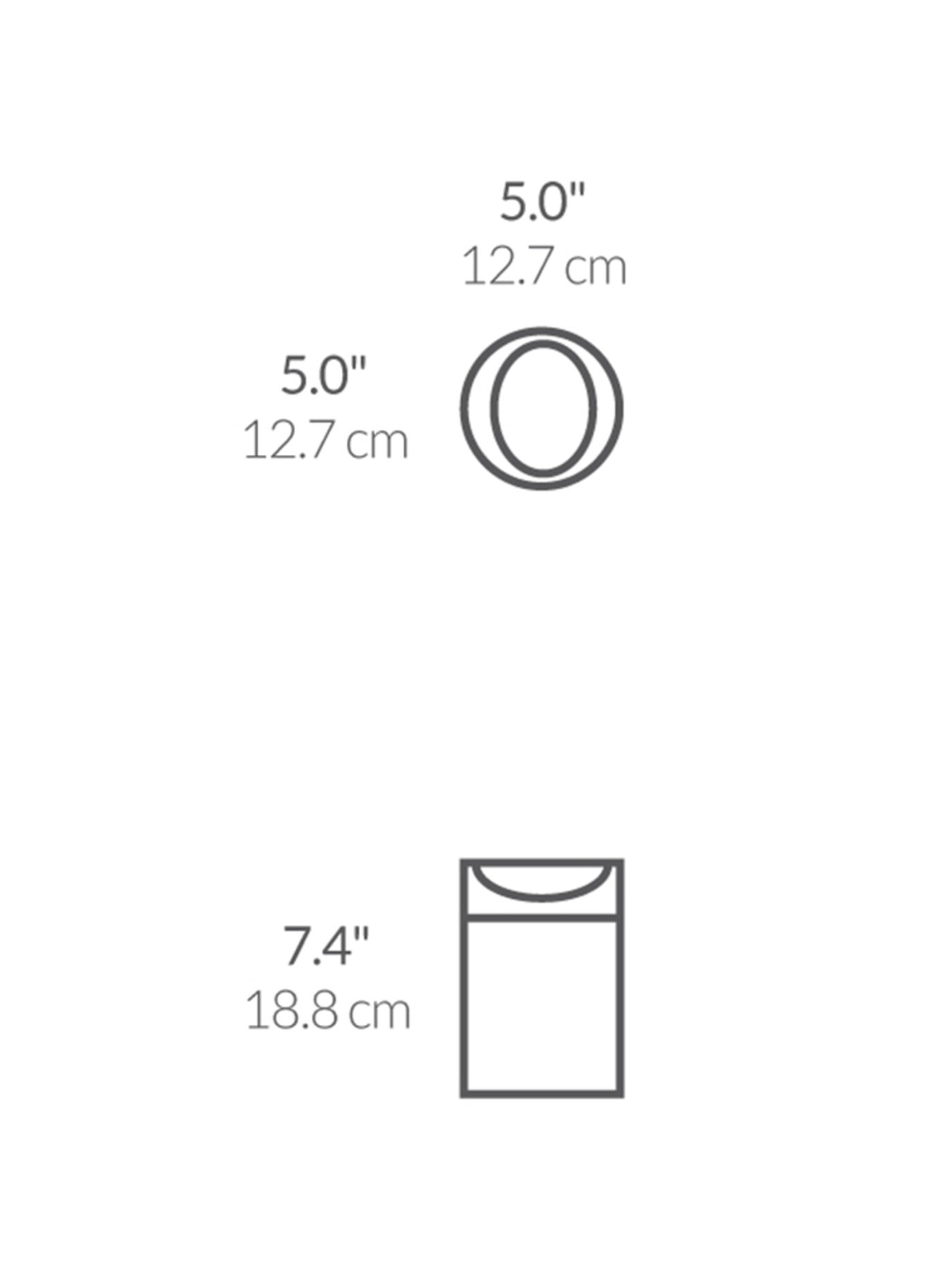 simplehuman MINI-ABFALLEIMER