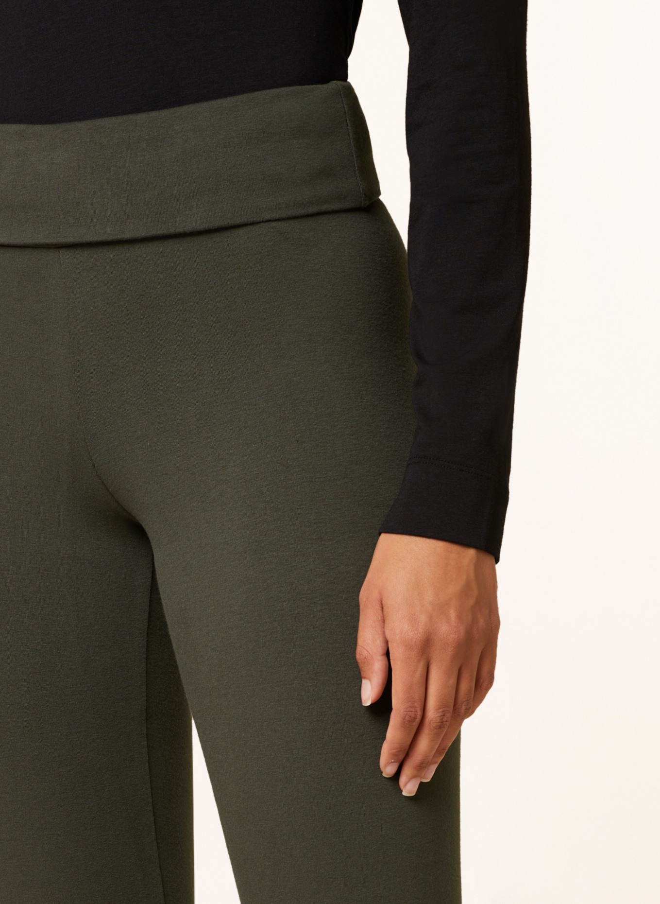 MANDALA Yoga pants, Color: OLIVE (Image 5)