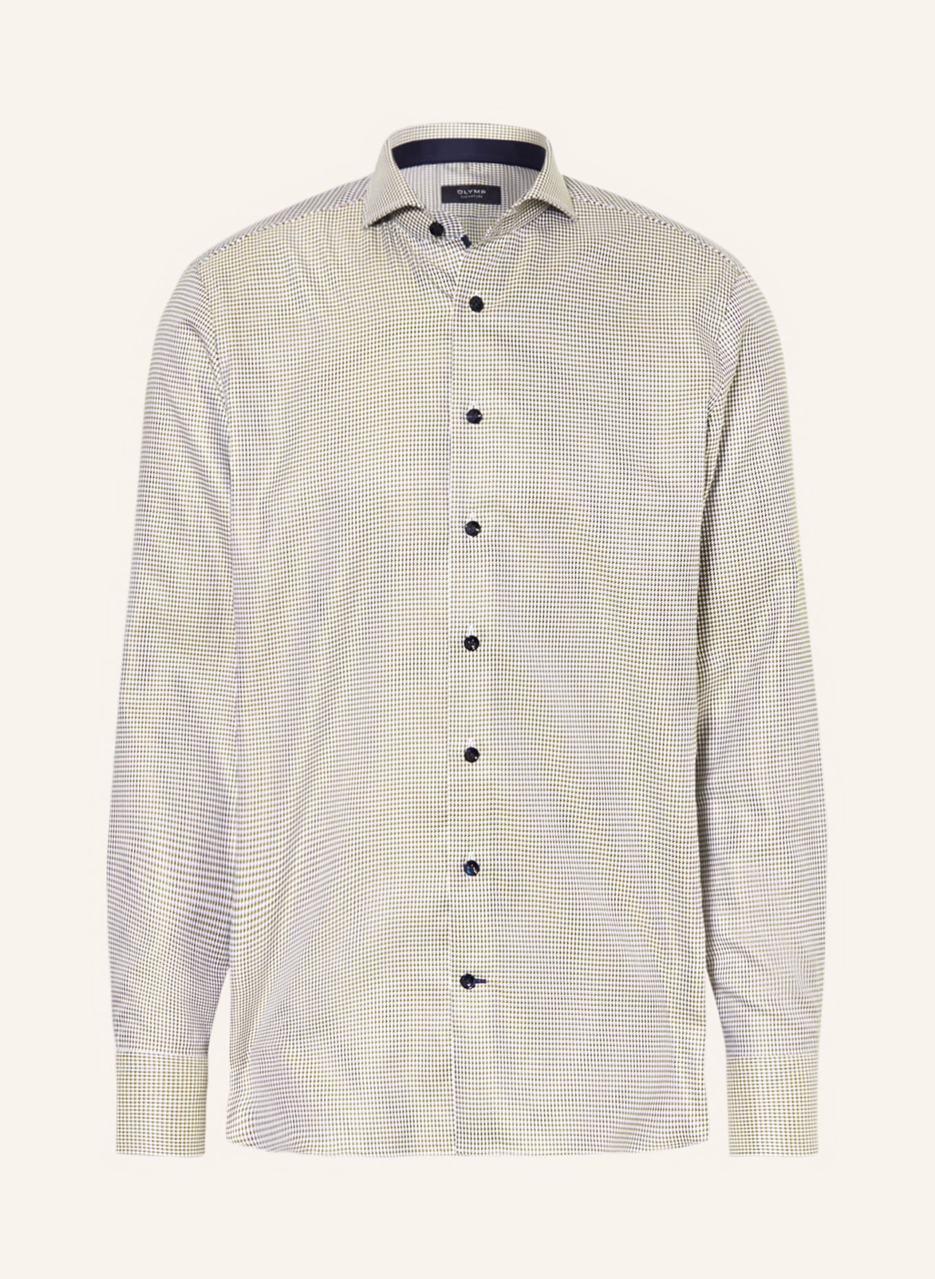 OLYMP SIGNATURE Hemd tailored fit, Farbe: GRÜN/ HELLGRÜN (Bild 1)