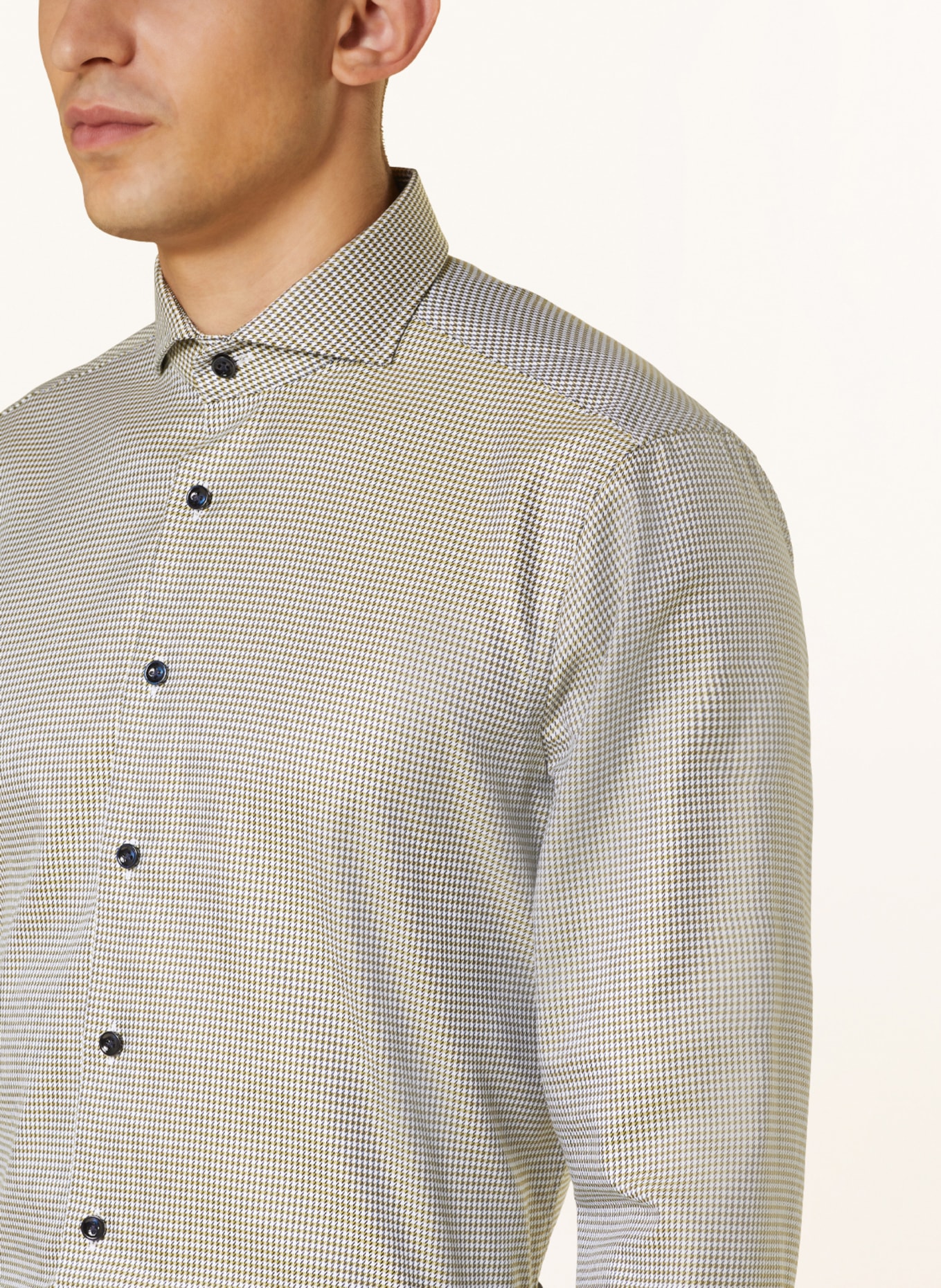 OLYMP SIGNATURE Koszula tailored fit, Kolor: ZIELONY/ JASNOZIELONY (Obrazek 4)