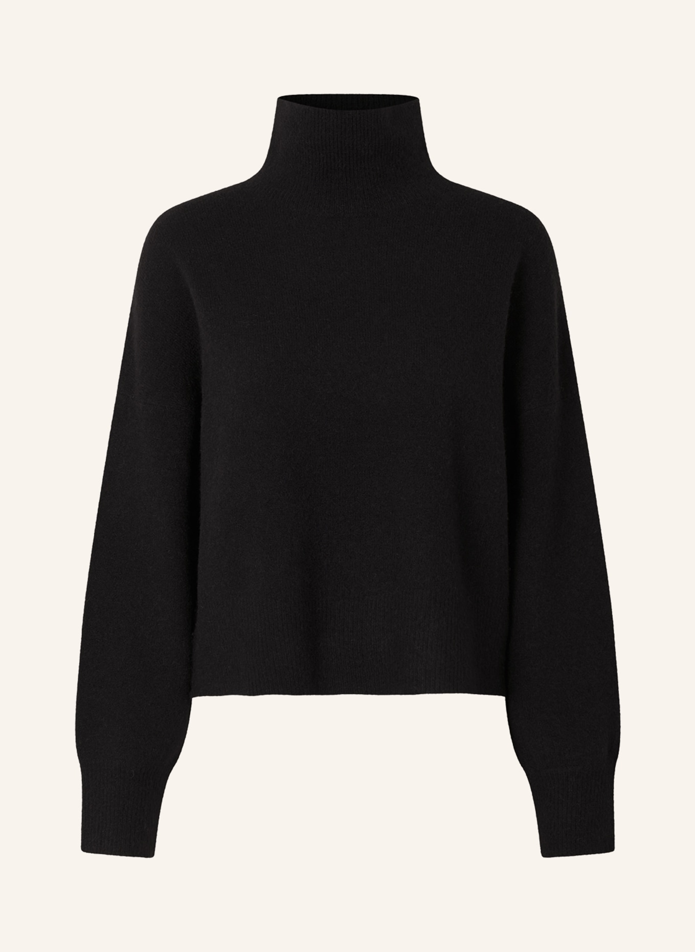 SAMSØE  SAMSØE Turtleneck sweater NOLA with alpaca, Color: BLACK (Image 1)