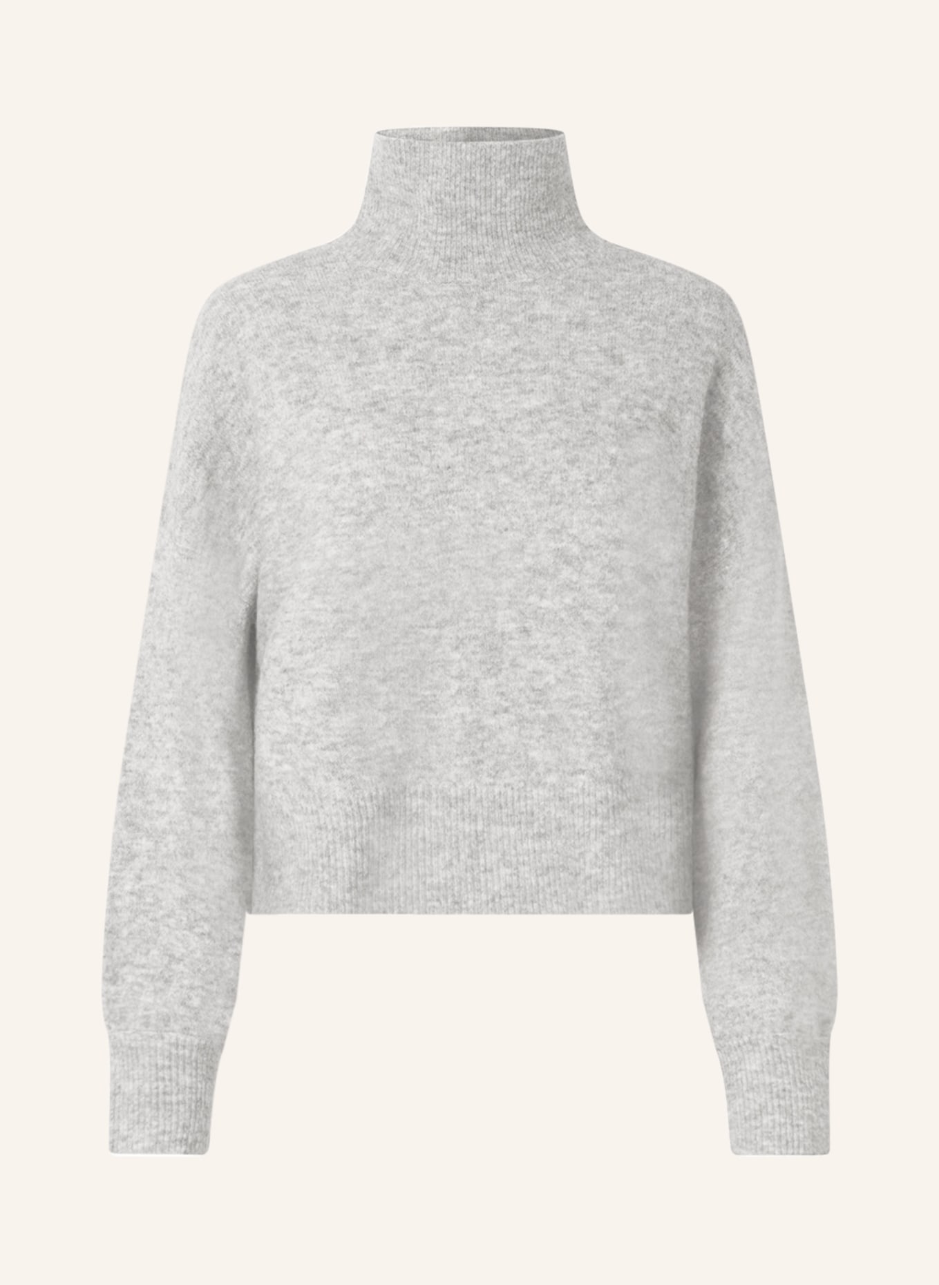 SAMSØE  SAMSØE Turtleneck sweater NOLA with alpaca, Color: GRAY (Image 1)