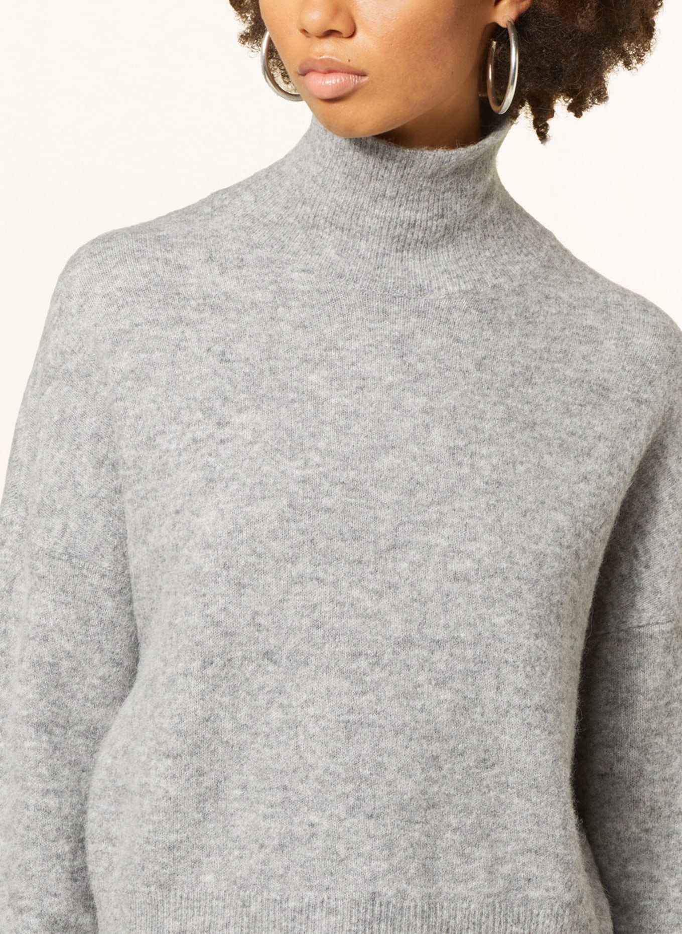 SAMSØE  SAMSØE Turtleneck sweater NOLA with alpaca, Color: GRAY (Image 4)