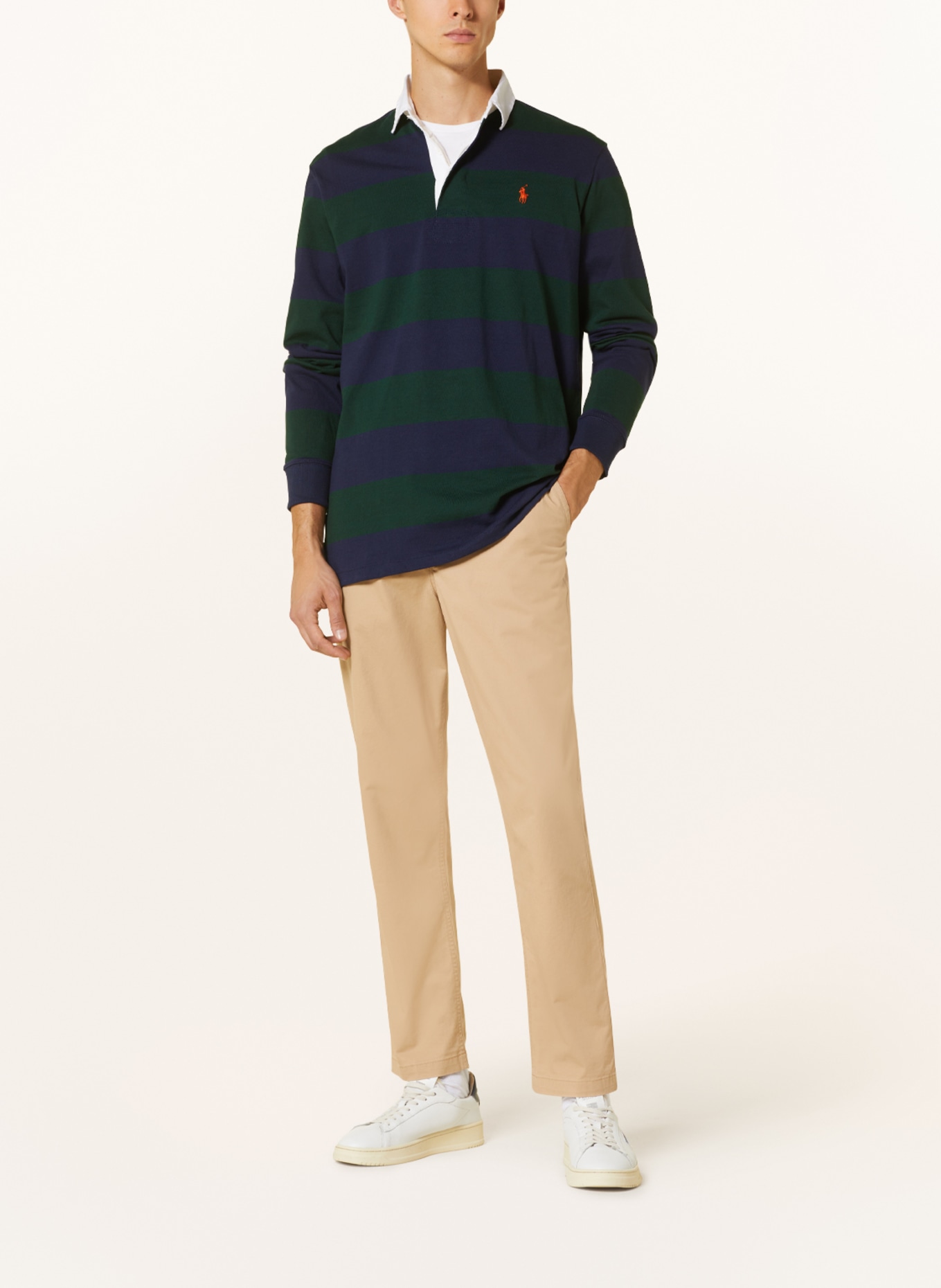 POLO RALPH LAUREN Rugby shirt, Color: GREEN/ DARK BLUE (Image 2)