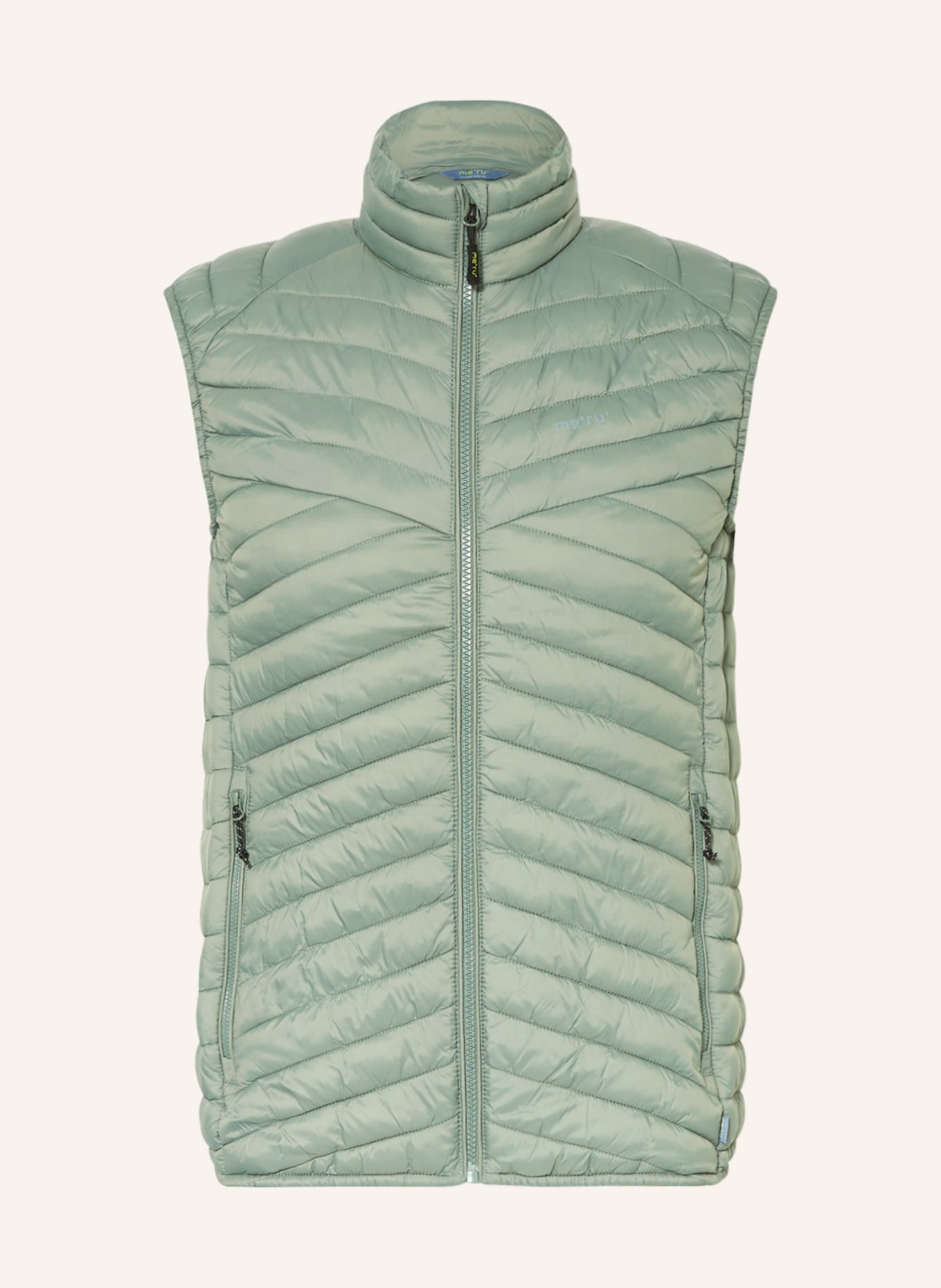 me°ru' Quilted vest COROMANDEL, Color: LIGHT GREEN (Image 1)