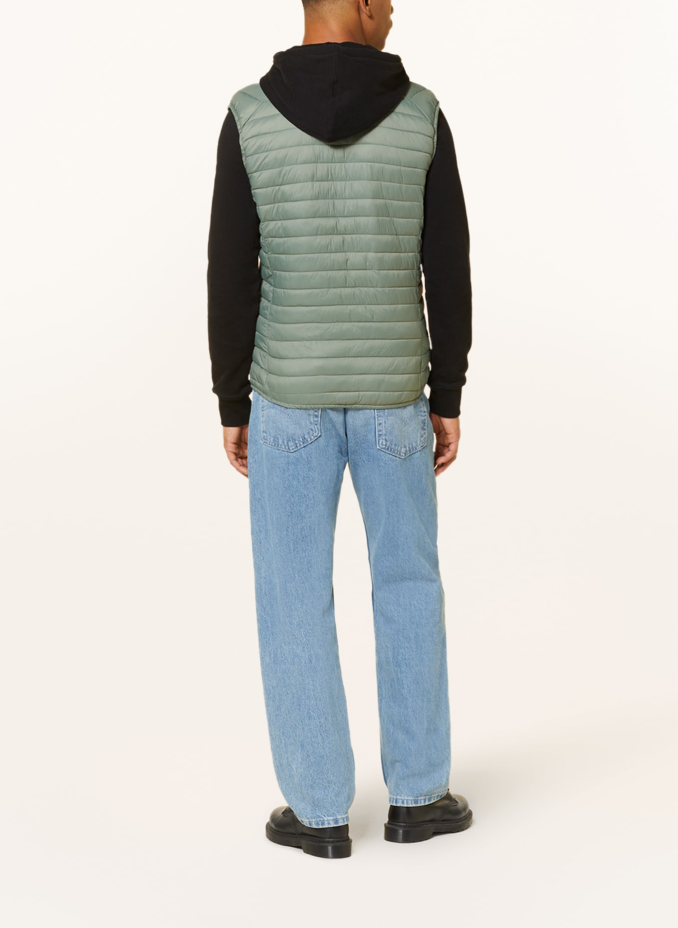 me°ru' Quilted vest COROMANDEL, Color: LIGHT GREEN (Image 3)