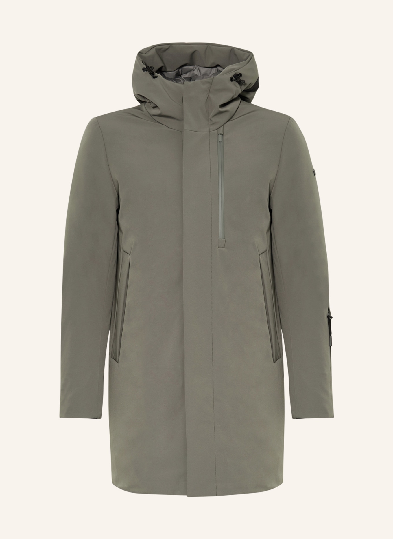 DUNO Down coat PLANET CAPALBIO, Color: OLIVE (Image 1)