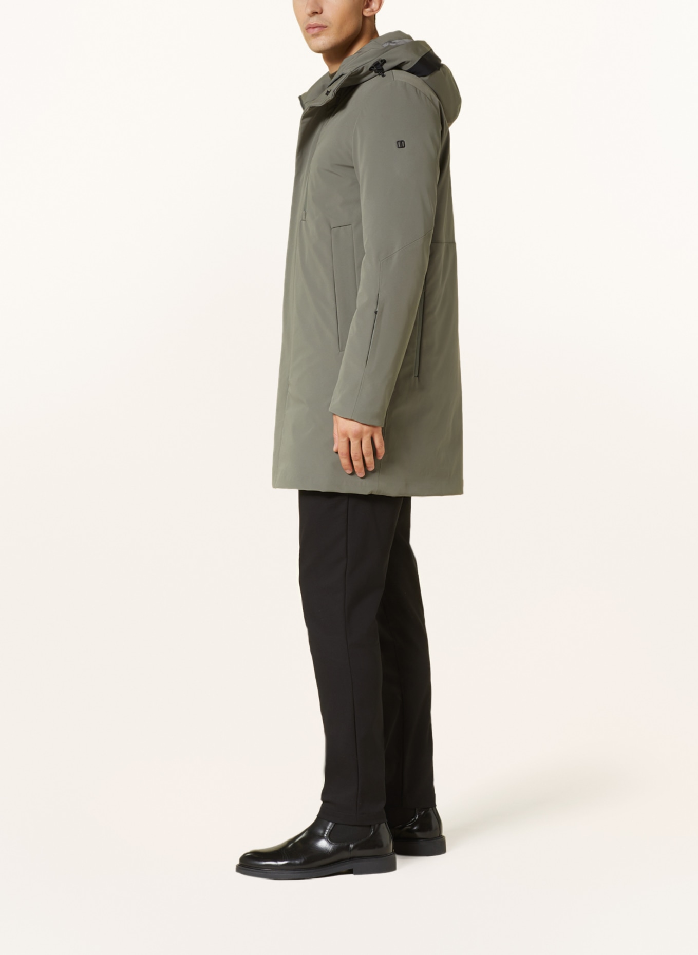 DUNO Down coat PLANET CAPALBIO, Color: OLIVE (Image 4)