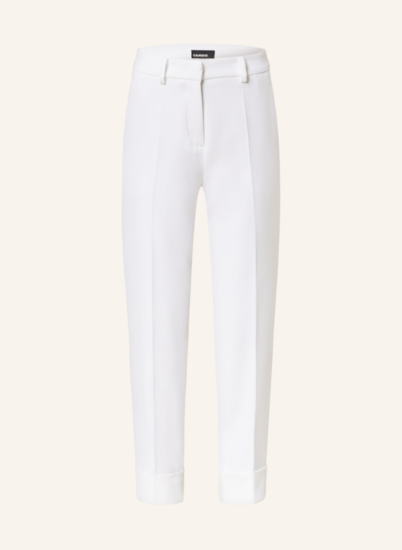 CAMBIO 7/8 pants KRYSTAL, Color: WHITE (Image 1)