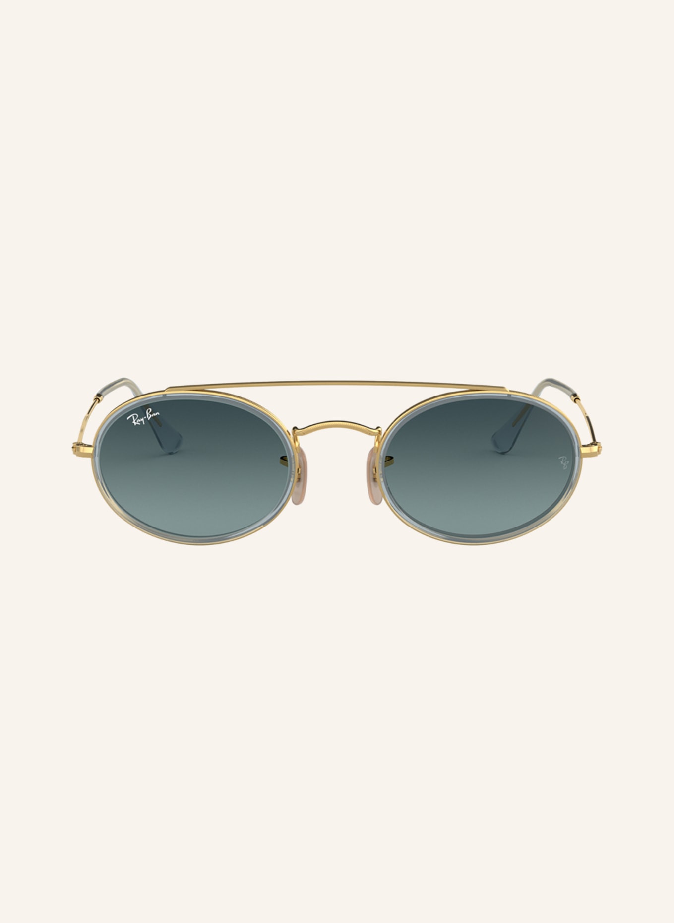Ray-Ban Sunglasses RB3847N, Color: 91233M - GOLD/BLUE GRADIENT (Image 2)