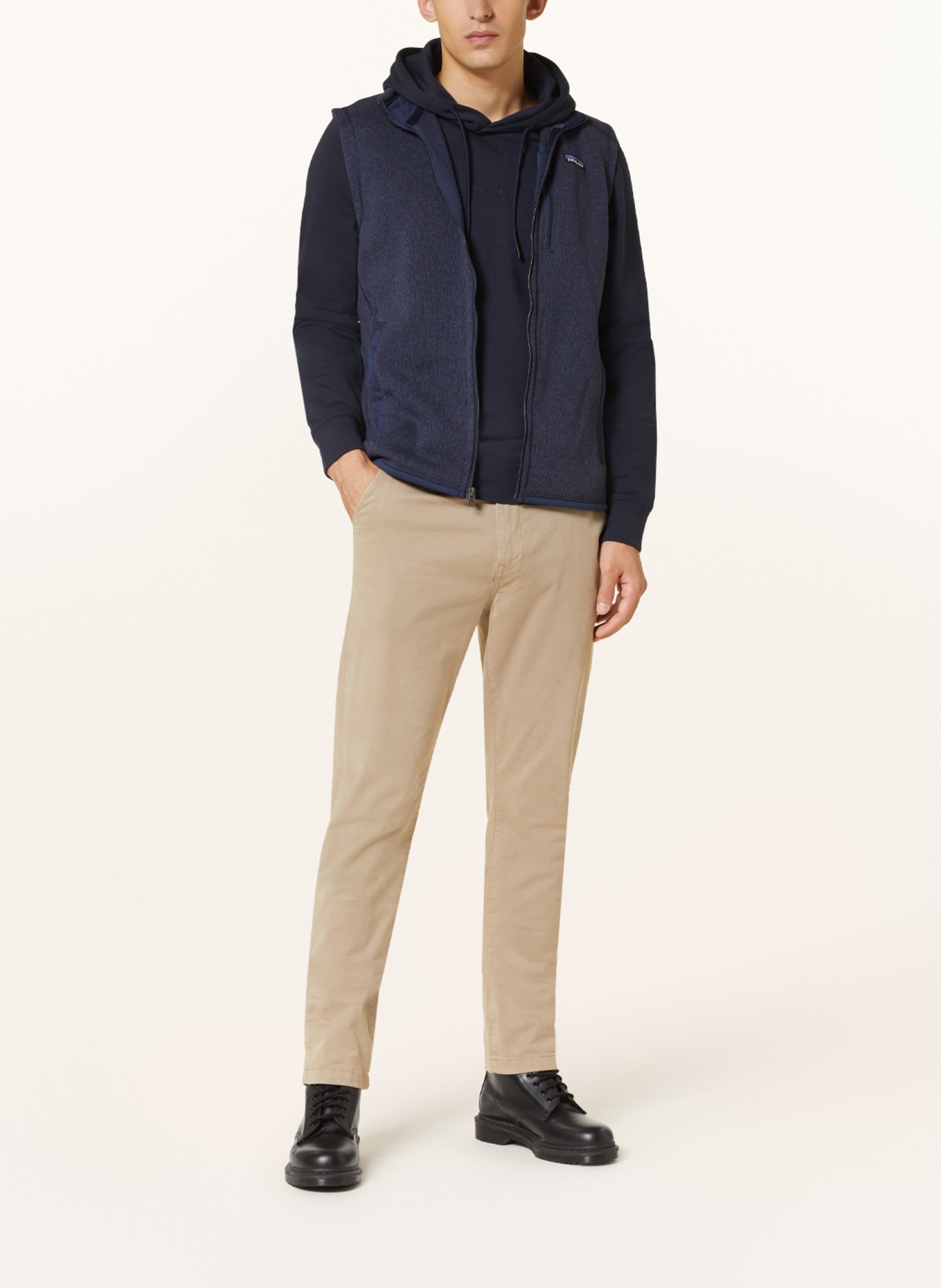 patagonia Kamizelka z polaru BETTER SWEATER: CZIEMNOSZARY