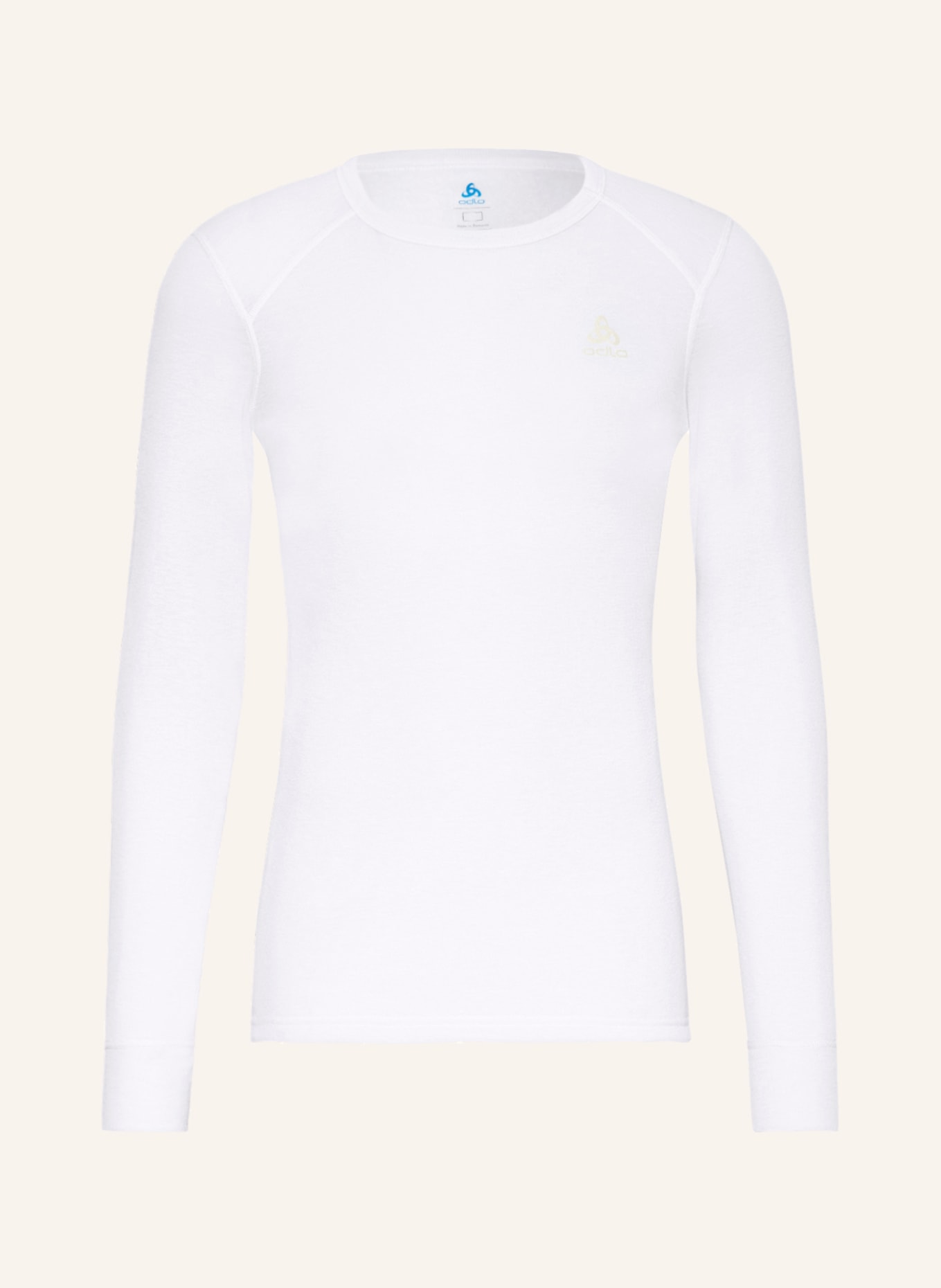 odlo Functional underwear shirt ACTIVE WARM ECO, Color: WHITE (Image 1)