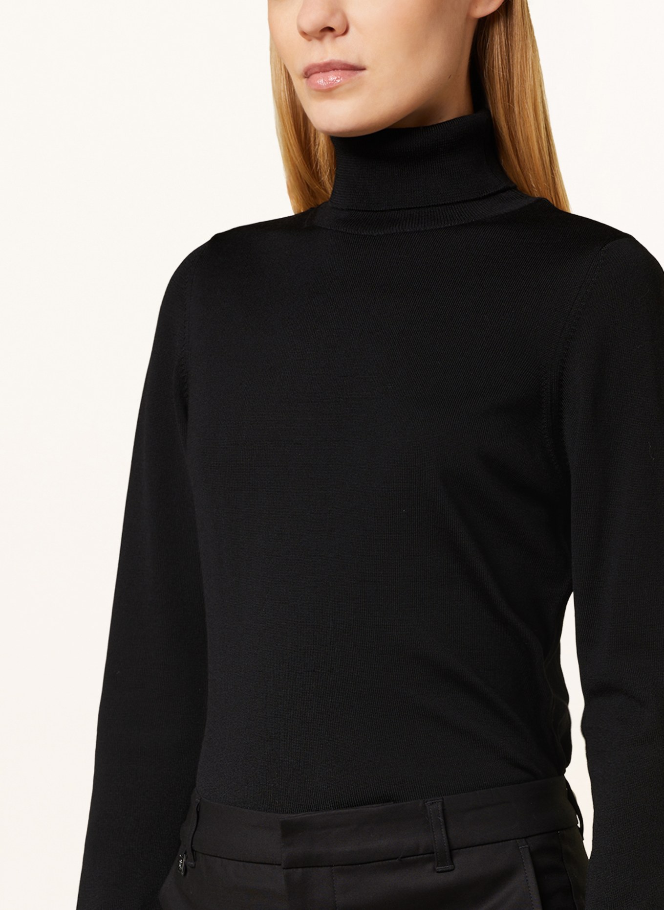 MAERZ MUENCHEN Turtleneck sweater, Color: BLACK (Image 4)