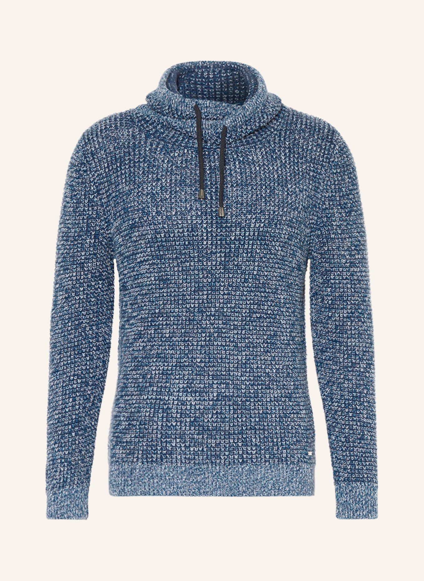 RAGMAN Knit hoodie, Color: BLUE (Image 1)