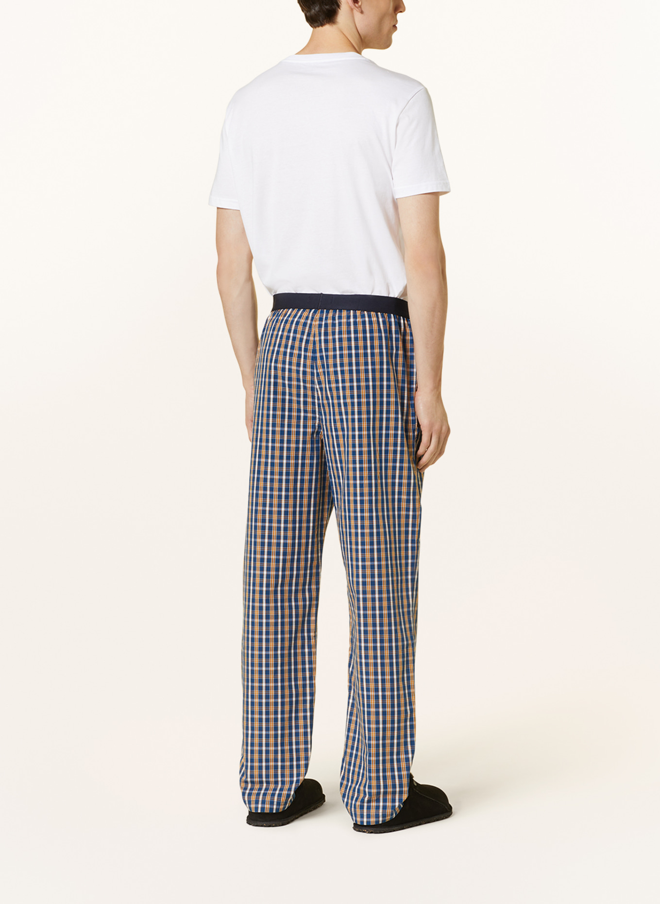 TOMMY HILFIGER Lounge pants, Color: BLUE/ WHITE/ DARK YELLOW (Image 3)