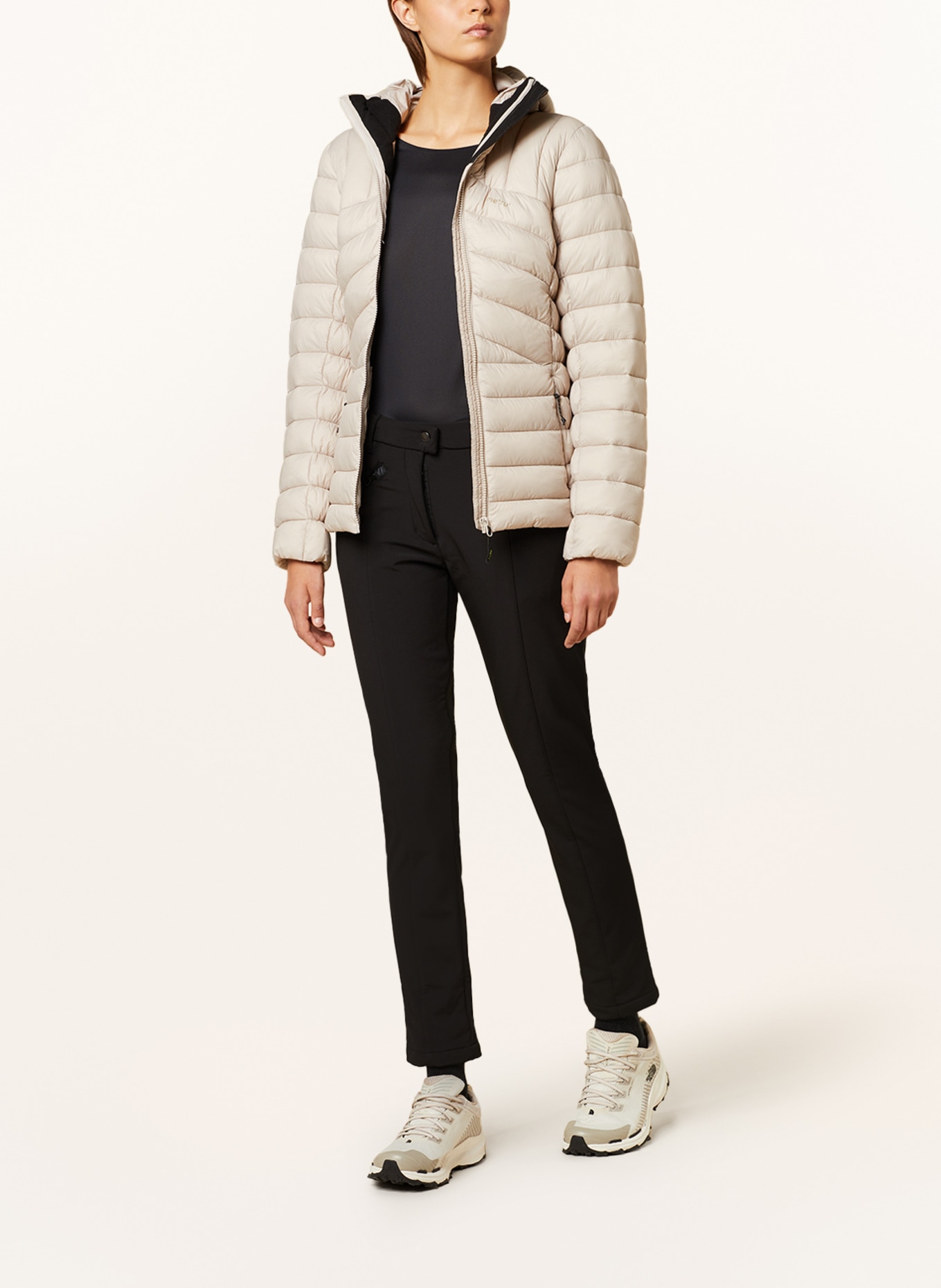 me°ru' Quilted jacket HAWERA, Color: CREAM/ LIGHT GRAY (Image 2)