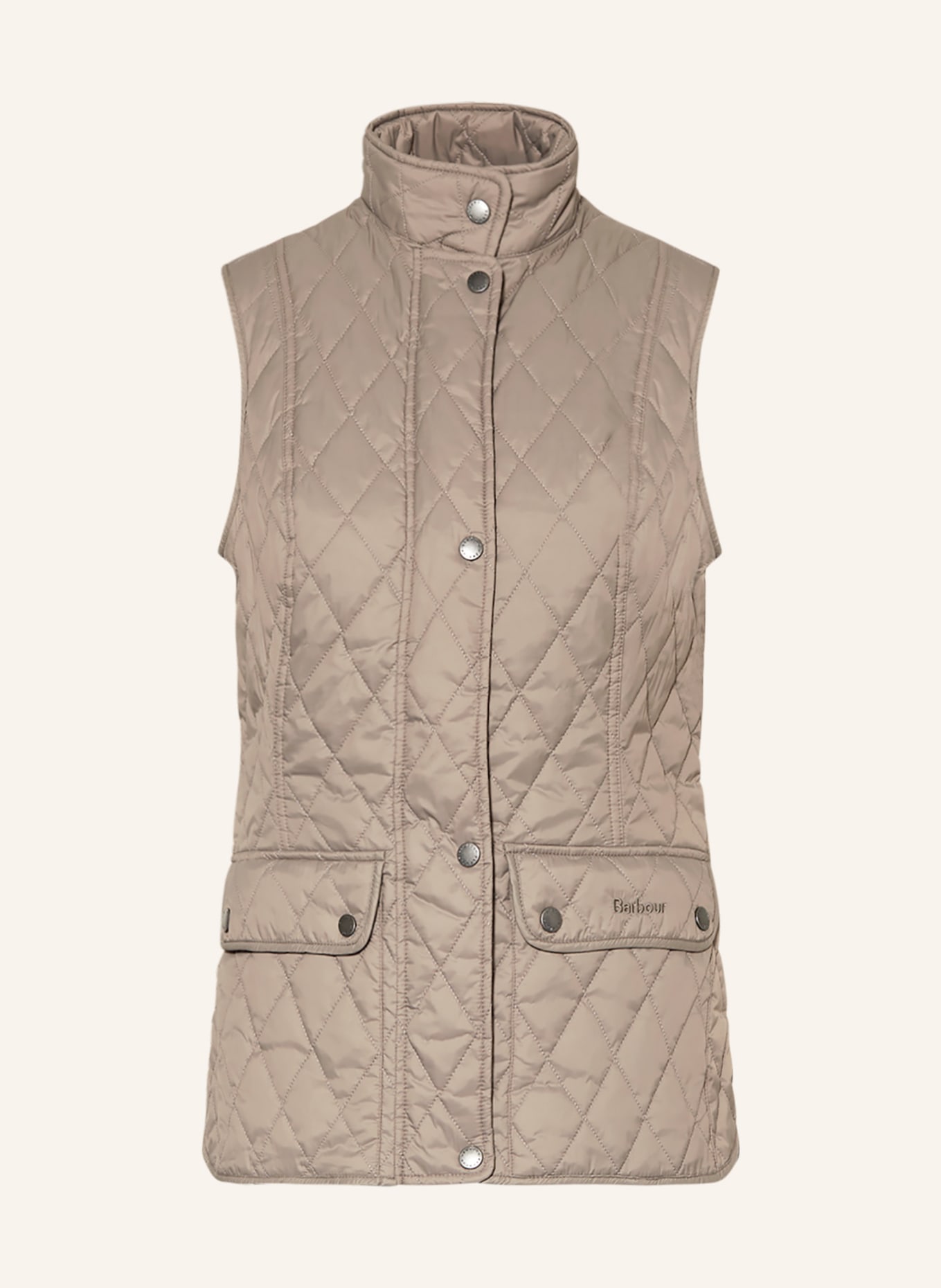 Barbour Quilted vest OTTERBURN, Color: TAUPE (Image 1)
