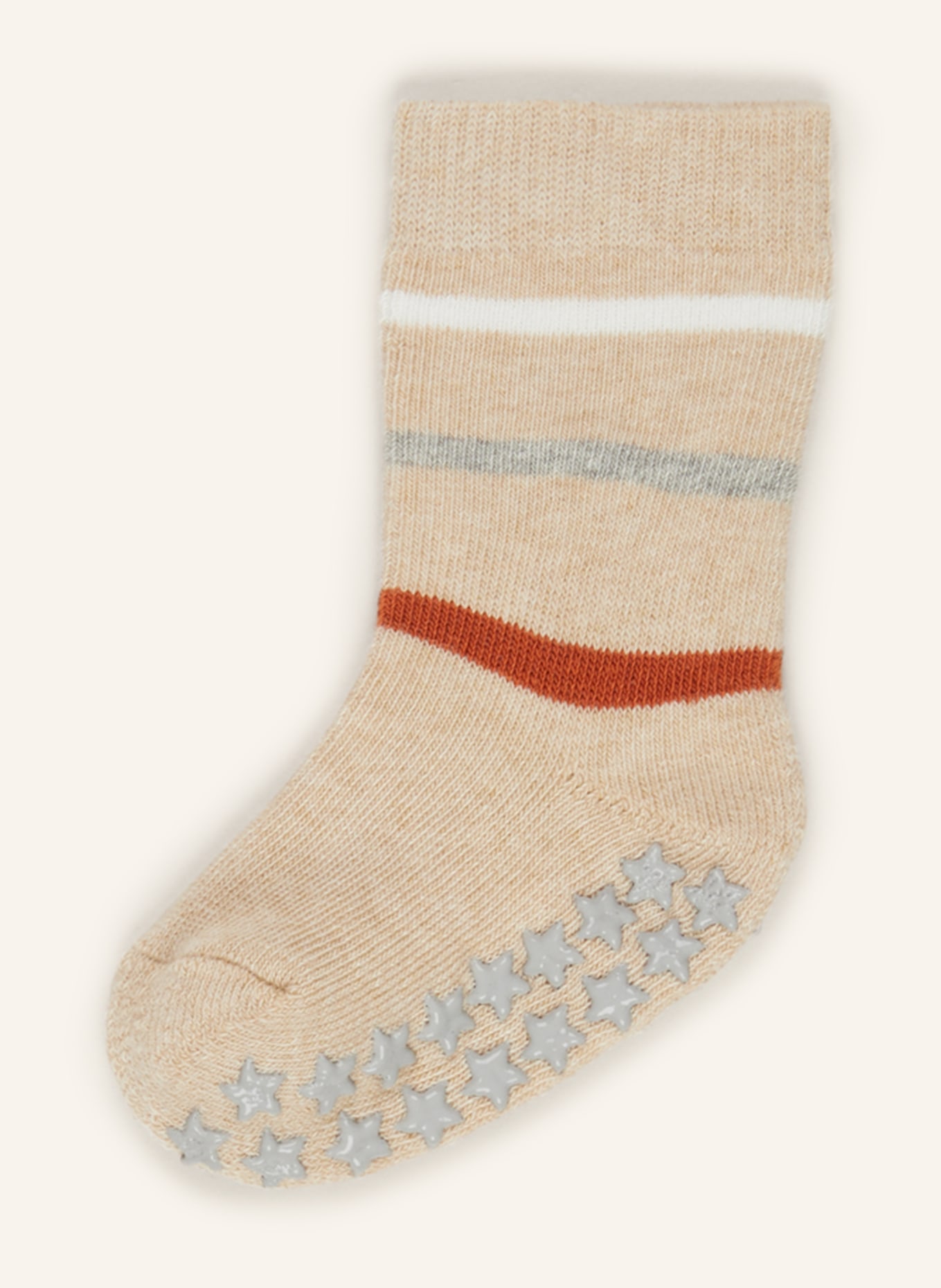 FALKE Protiskluzové ponožky MULTI STRIPE, Barva: 4650 SAND MEL. (Obrázek 1)