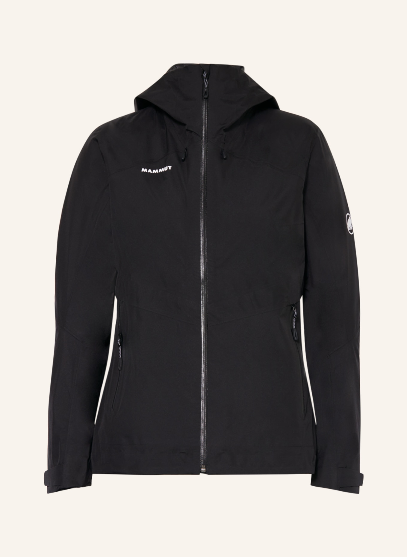 MAMMUT 2-in-1 rain jacket CONVEY with down inner jacket, Color: BLACK (Image 1)