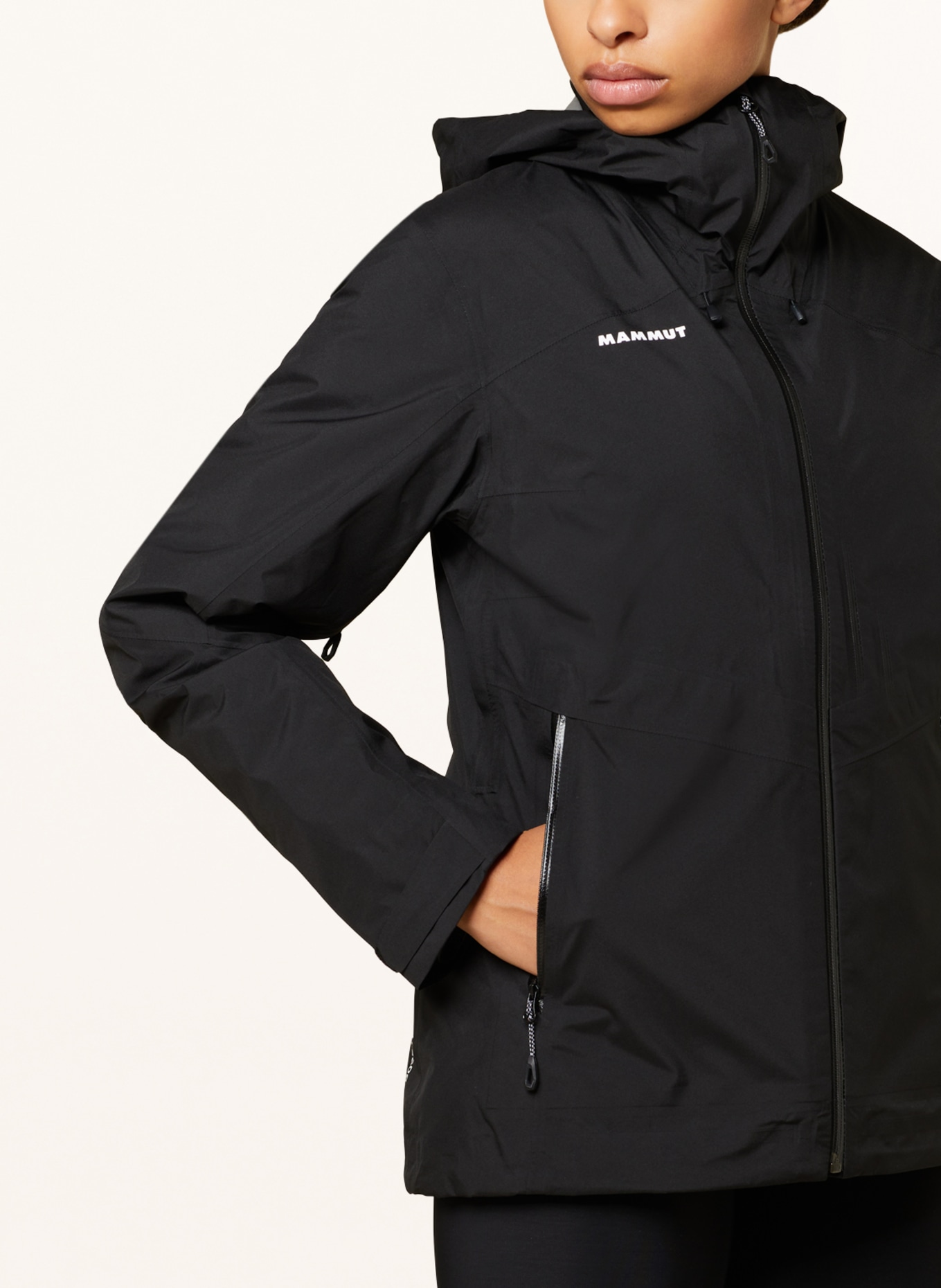 MAMMUT 2-in-1 rain jacket CONVEY with down inner jacket, Color: BLACK (Image 6)