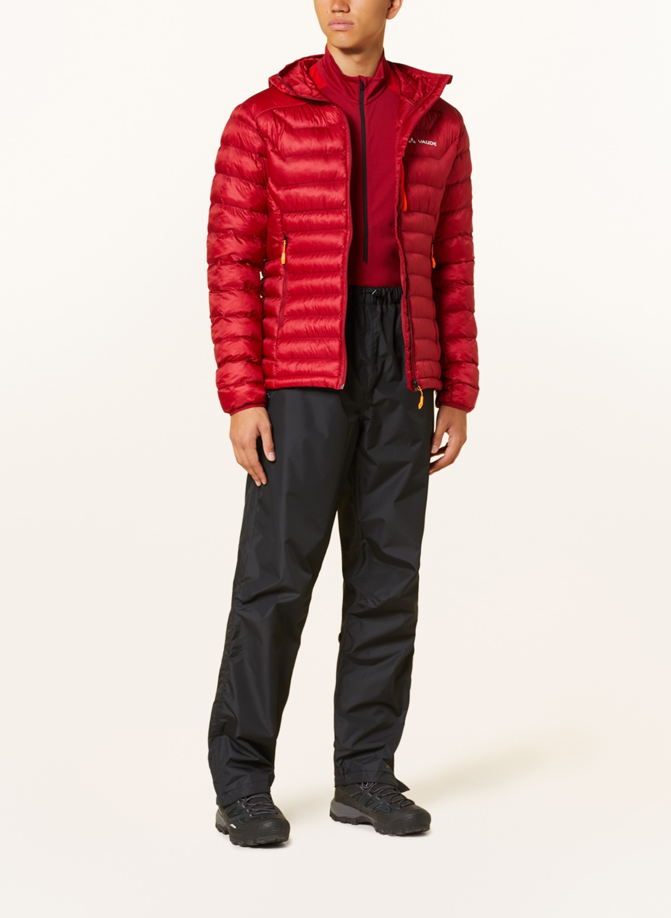 VAUDE Quilted jacket BATURA, Color: RED (Image 2)