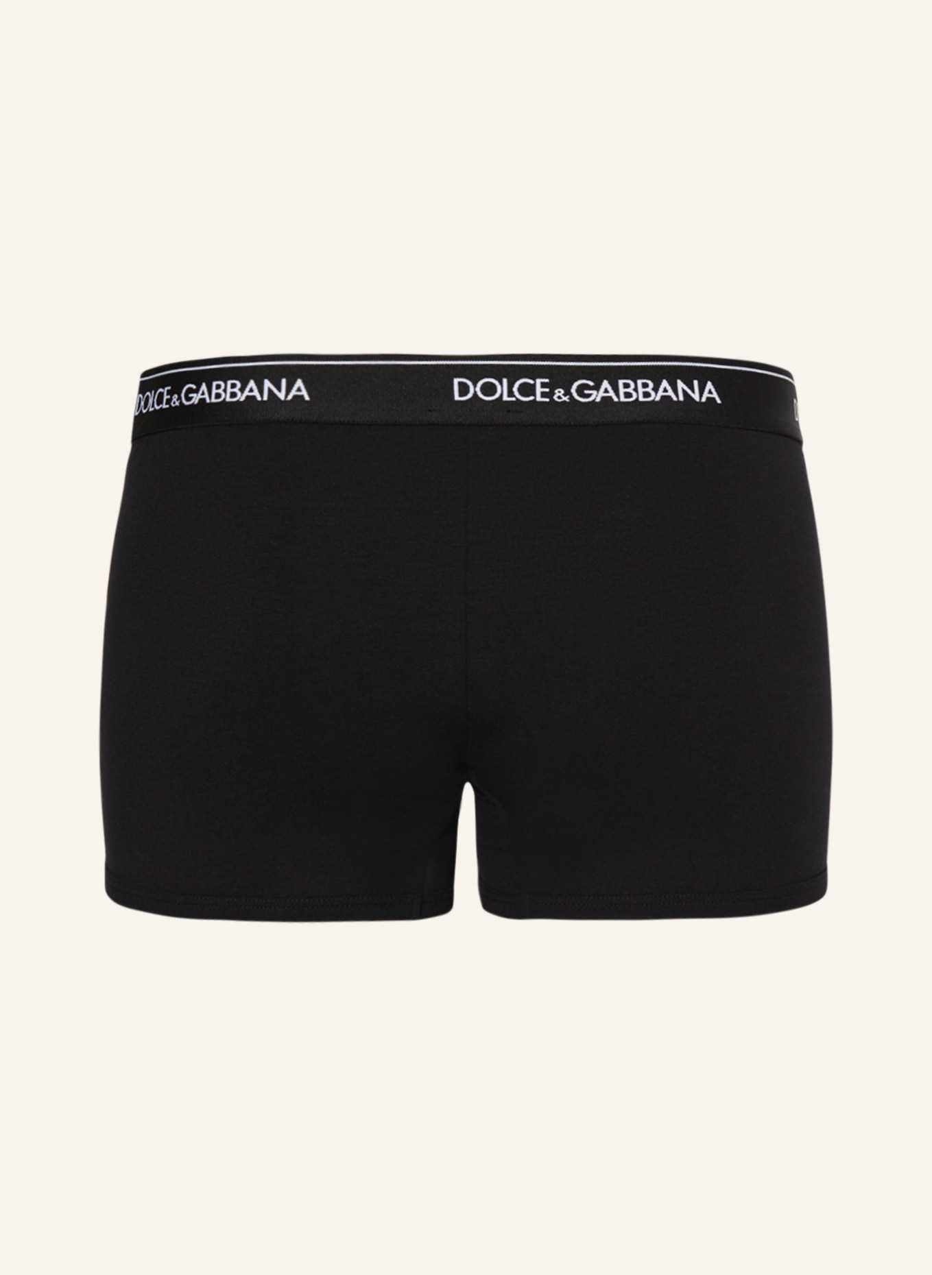 DOLCE & GABBANA Boxerky, 2 kusy v balení : ČERNÁ