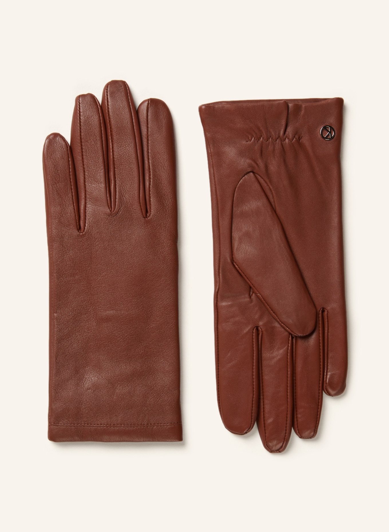 KESSLER Leather gloves , Color: BROWN (Image 1)