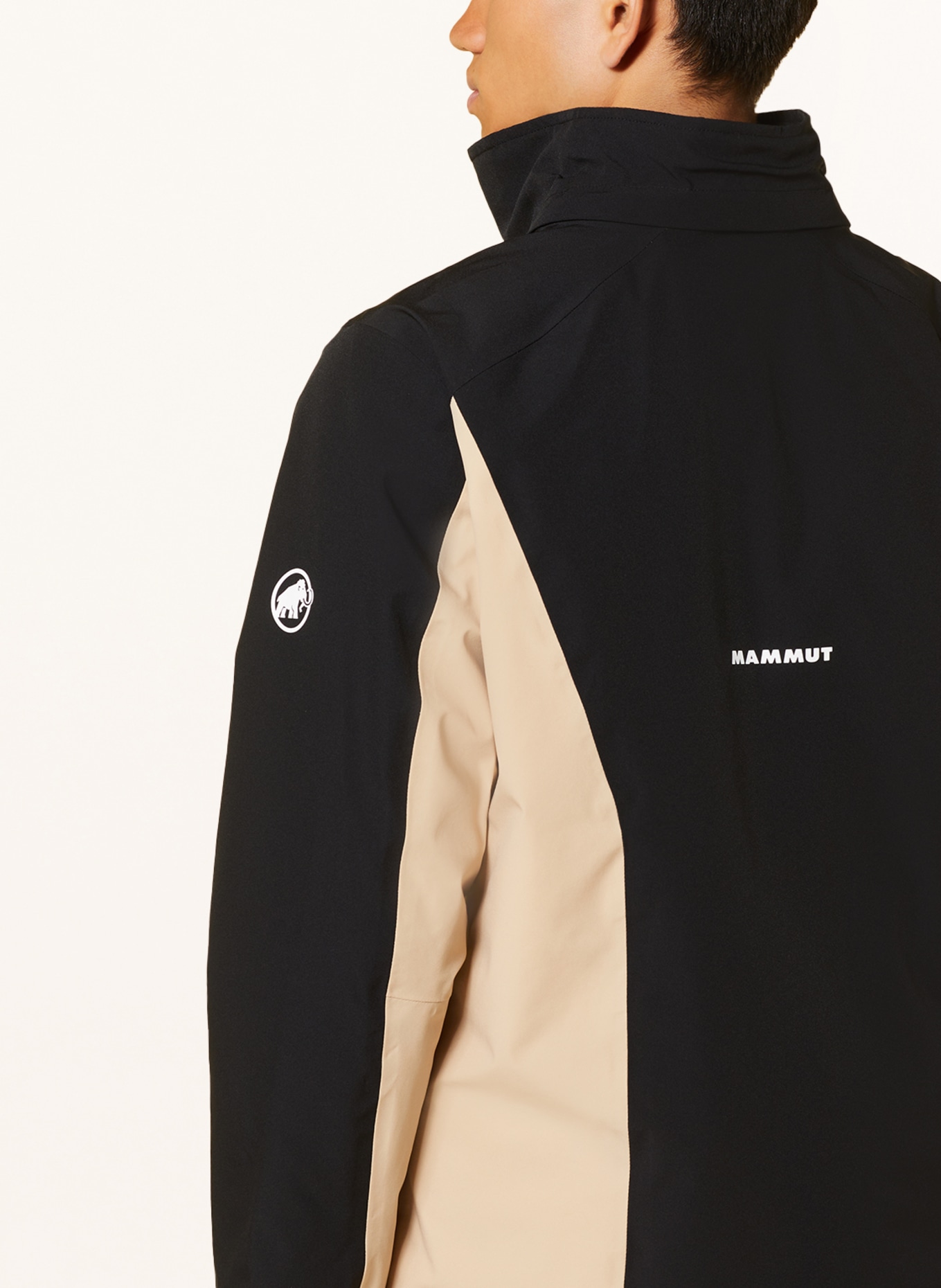 MAMMUT Ski jacket STONEY HS THERMO, Color: BLACK/ CREAM (Image 5)