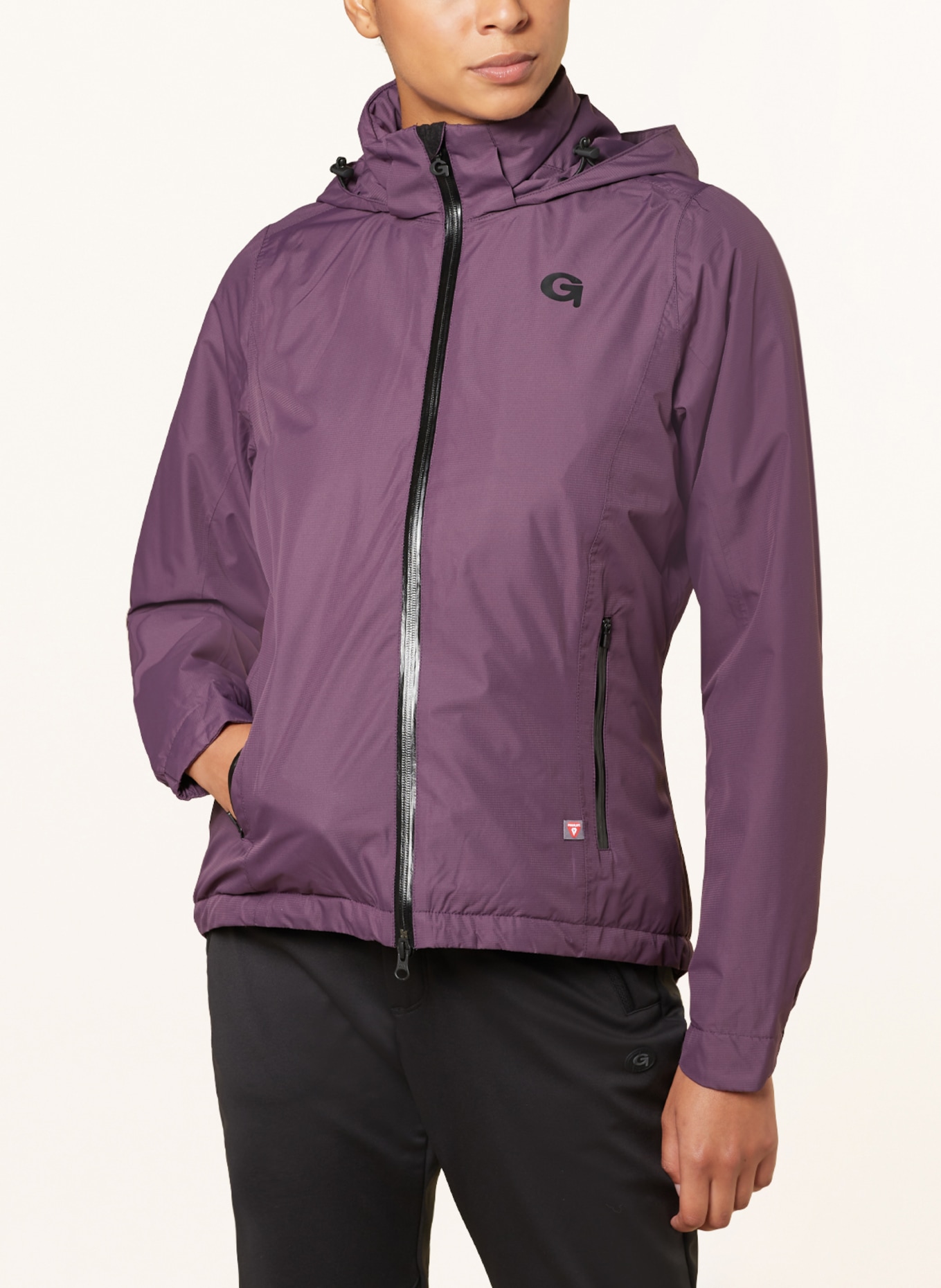 GONSO Cycling jacket SURA THERM, Color: PURPLE (Image 5)