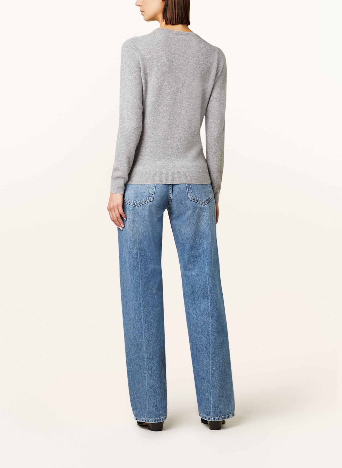 REPEAT Cashmere-Pullover, Farbe: HELLGRAU (Bild 3)