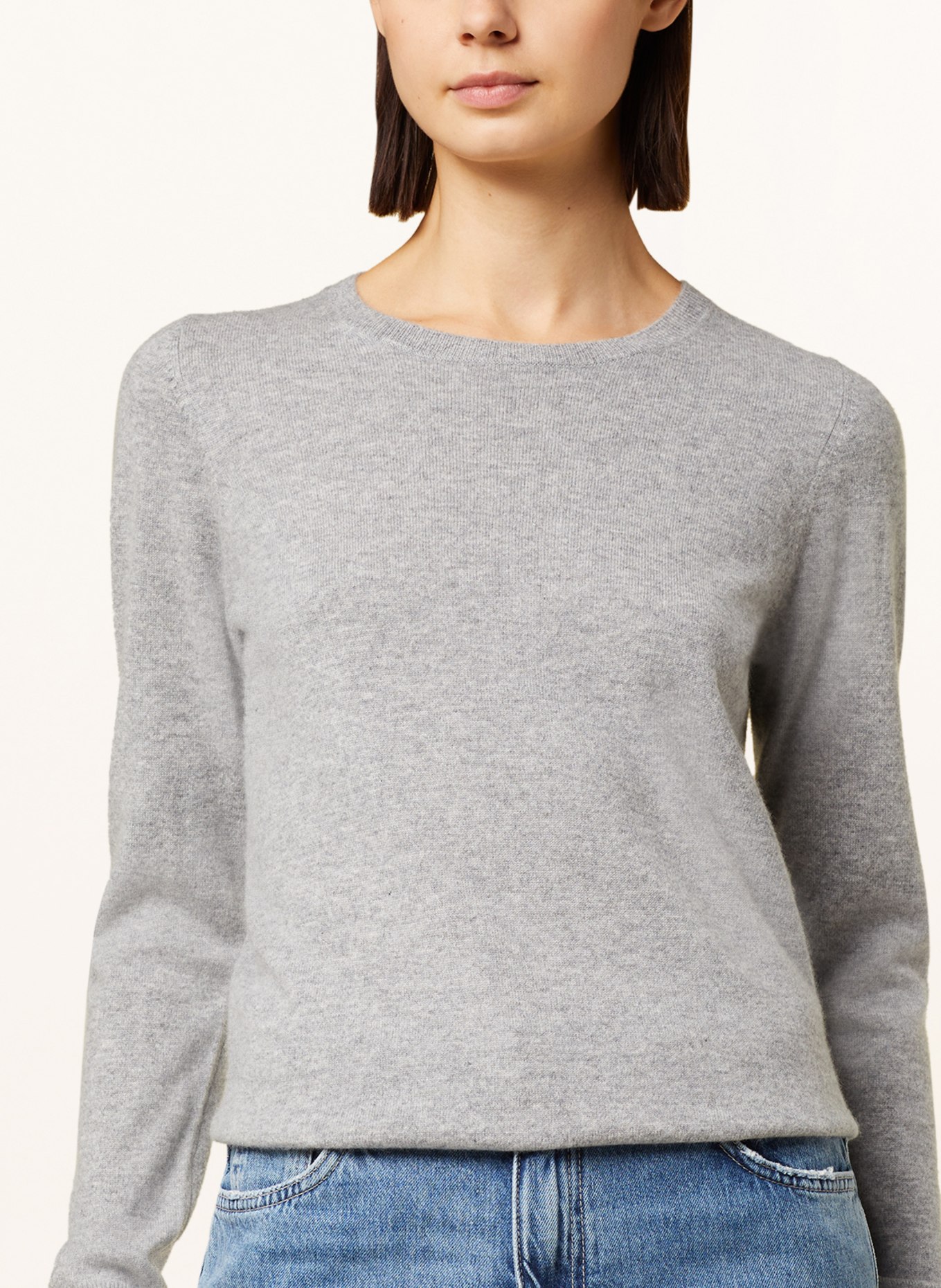 REPEAT Cashmere-Pullover, Farbe: HELLGRAU (Bild 4)