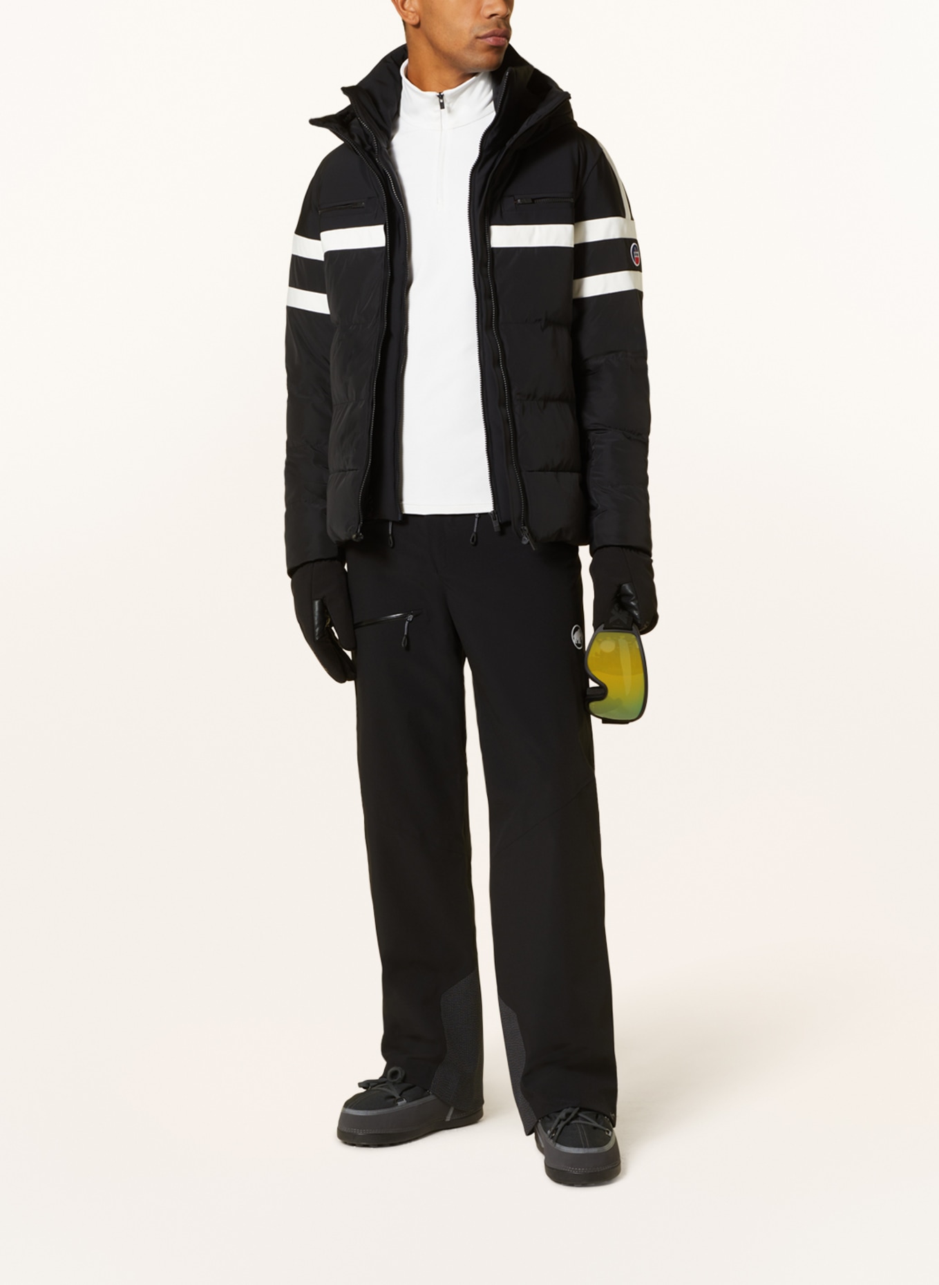 fusalp Ski jacket ABELBAN , Color: BLACK/ WHITE (Image 2)