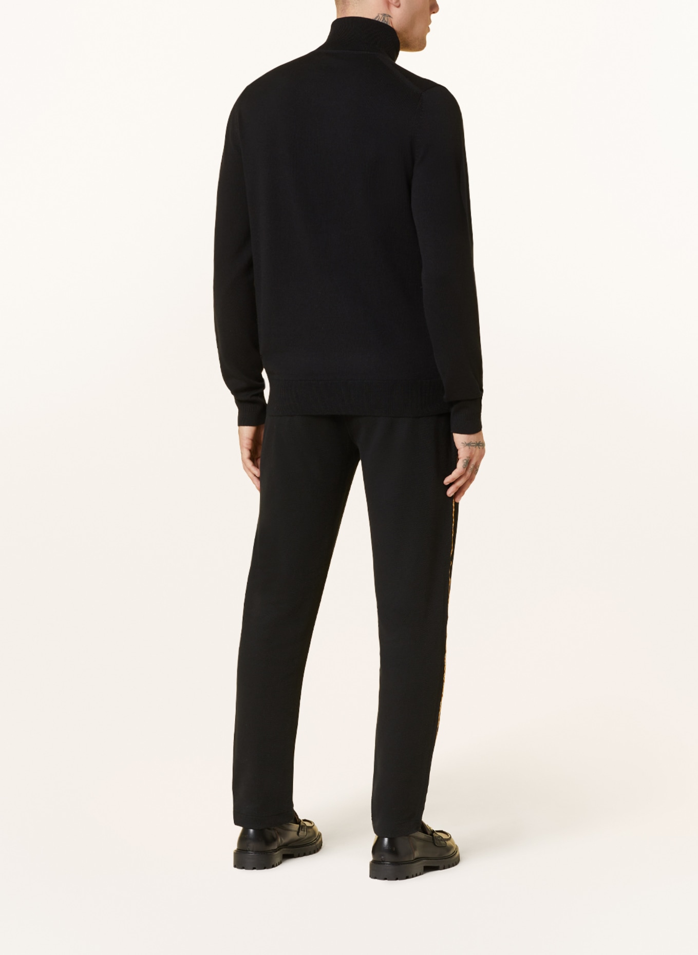 FRED PERRY Turtleneck sweater, Color: BLACK (Image 3)
