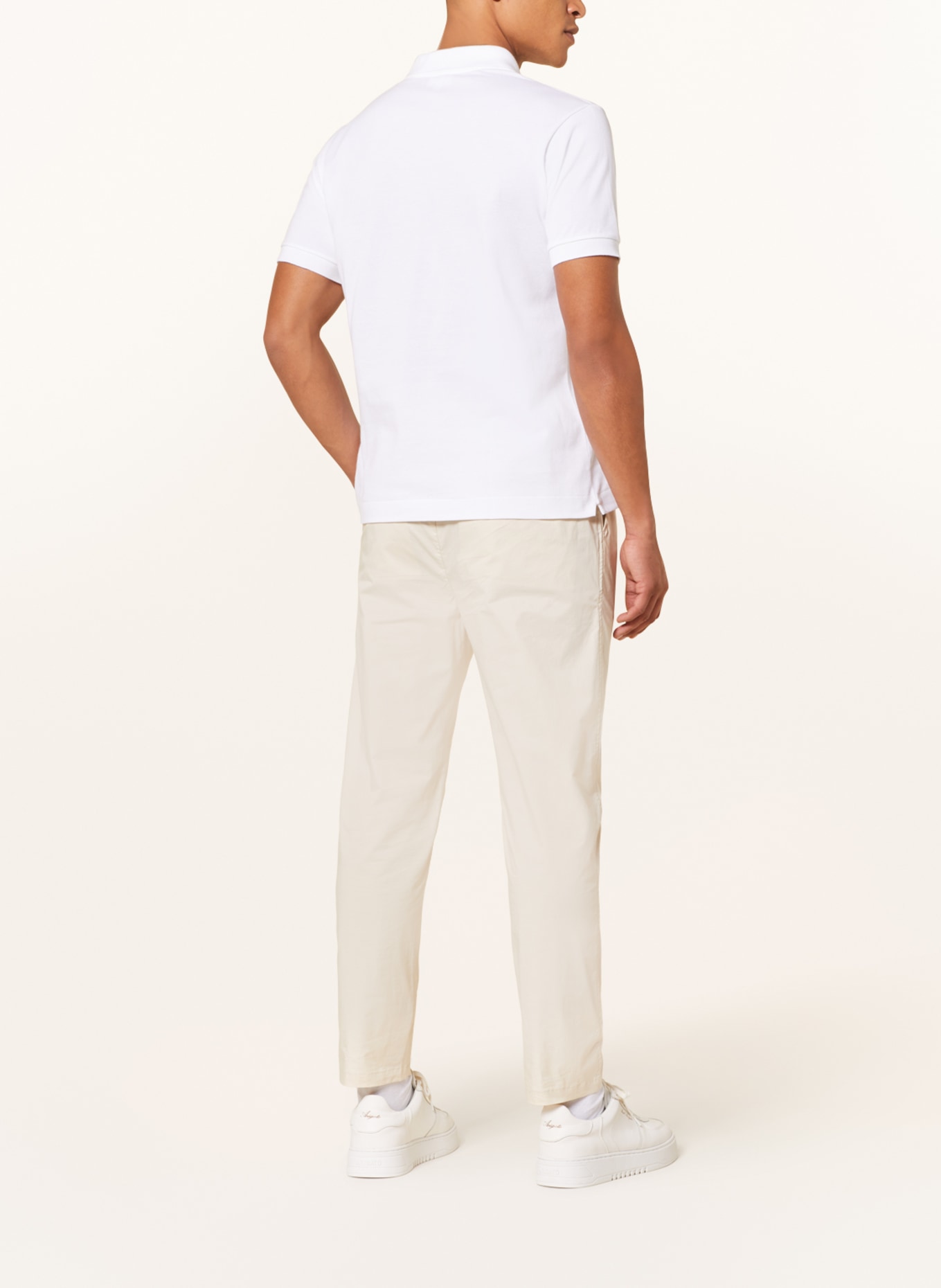 LACOSTE Piqué-Poloshirt Classic Fit, Farbe: WEISS (Bild 3)