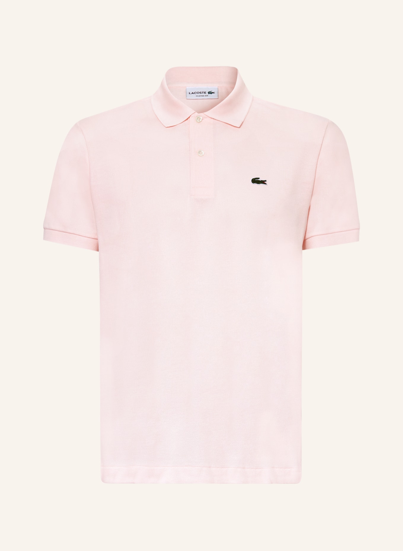 LACOSTE Piqué-Poloshirt Classic Fit, Farbe: HELLROSA (Bild 1)