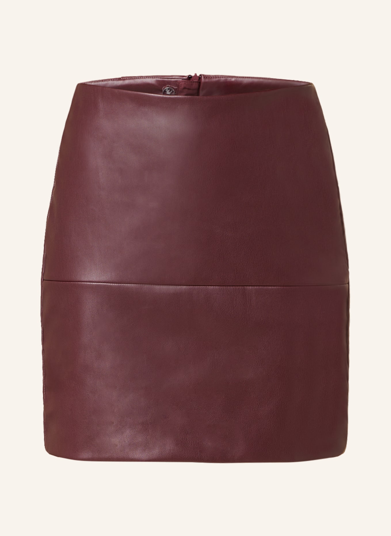 ICHI Skirt IHCOMANO in leather look, Color: DARK RED (Image 1)