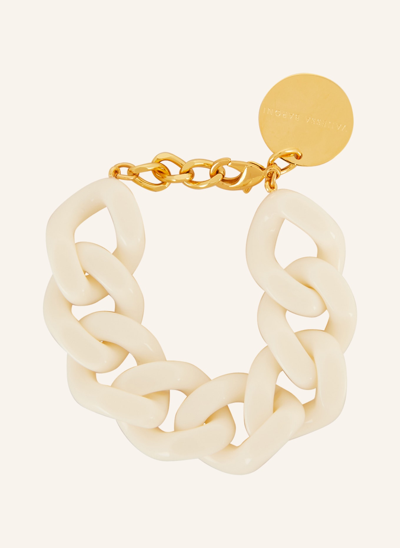 VANESSA BARONI Bracelet GREAT, Color: WHITE/ GOLD (Image 1)